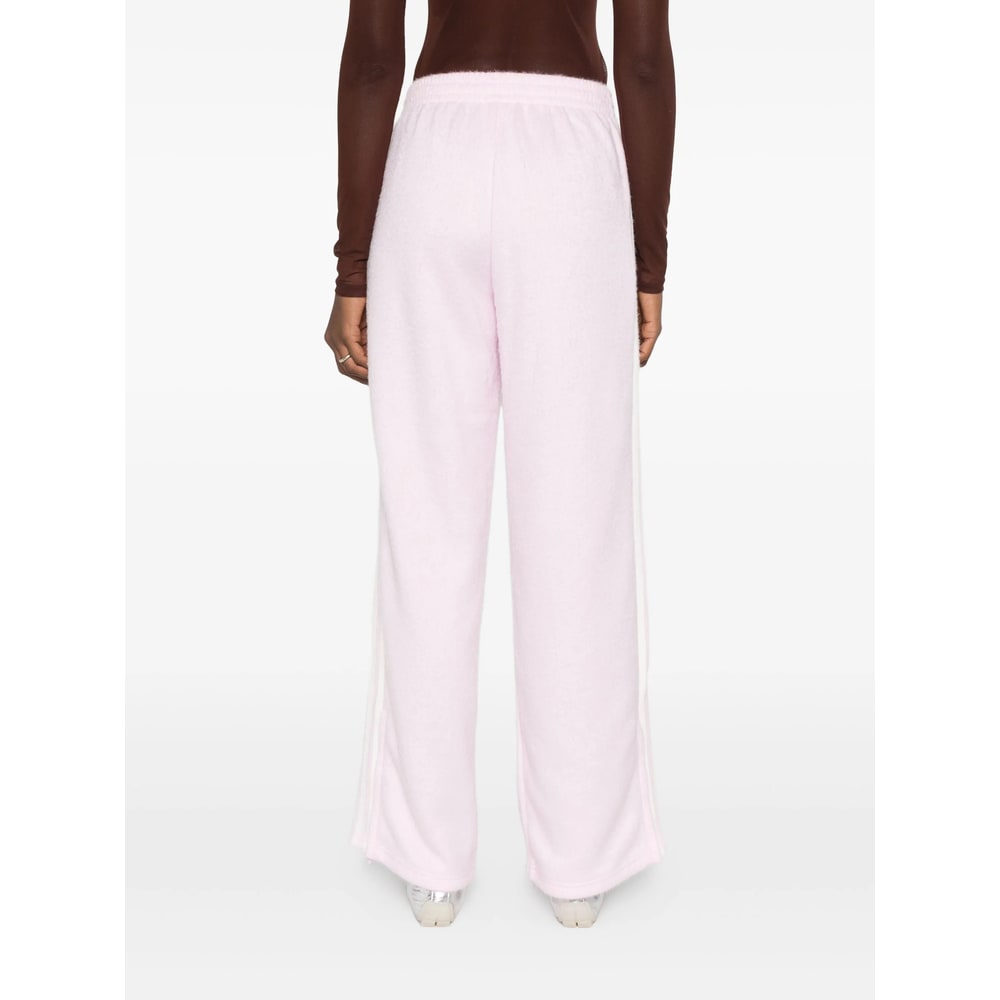 Adidas Originals Stripe Detail Trousers In Pink