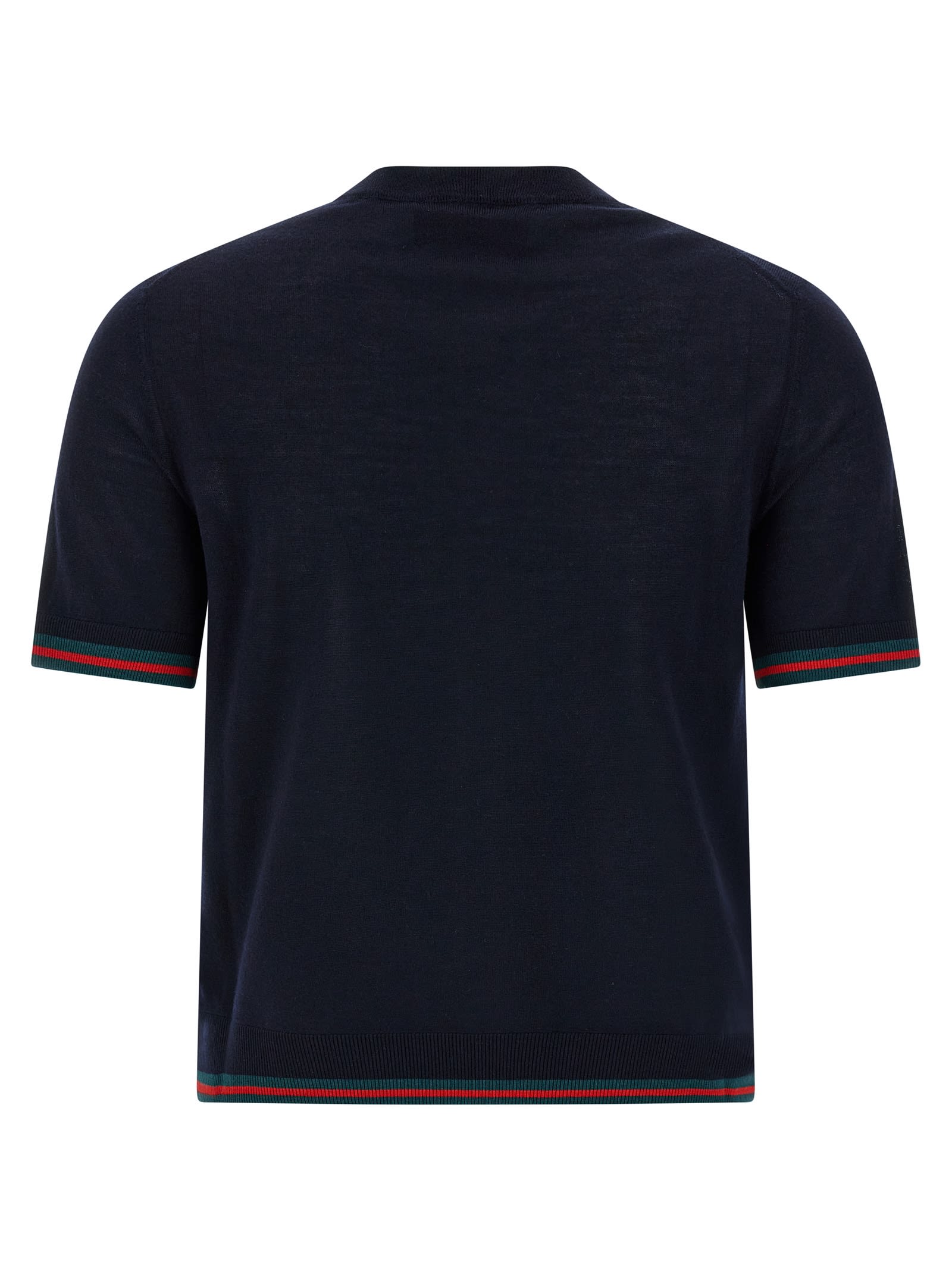Gucci Cashmere T-shirt In Blue