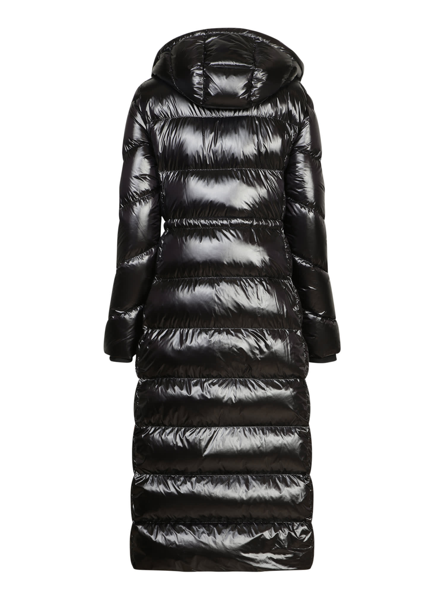 Shop Moose Knuckles Belle Cote Long Black Parka