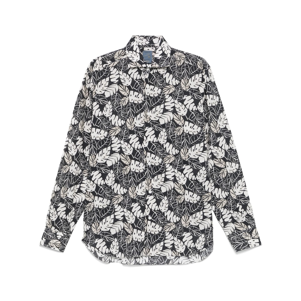 Barba Napoli Shirt In Black