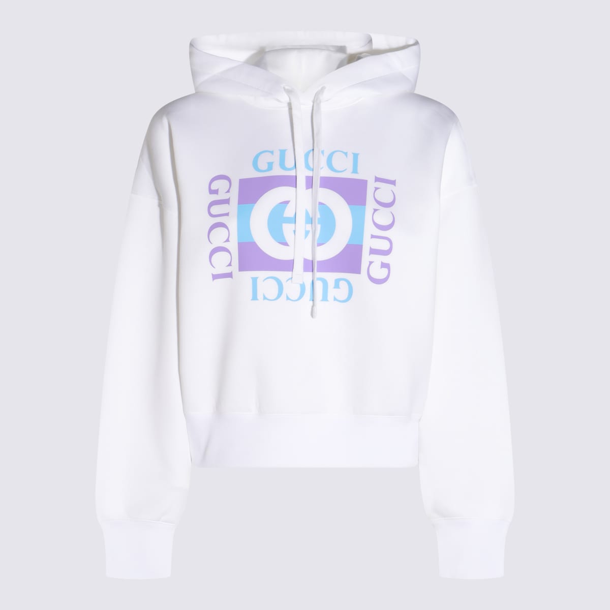 Gucci White Cotton Sweatshirt