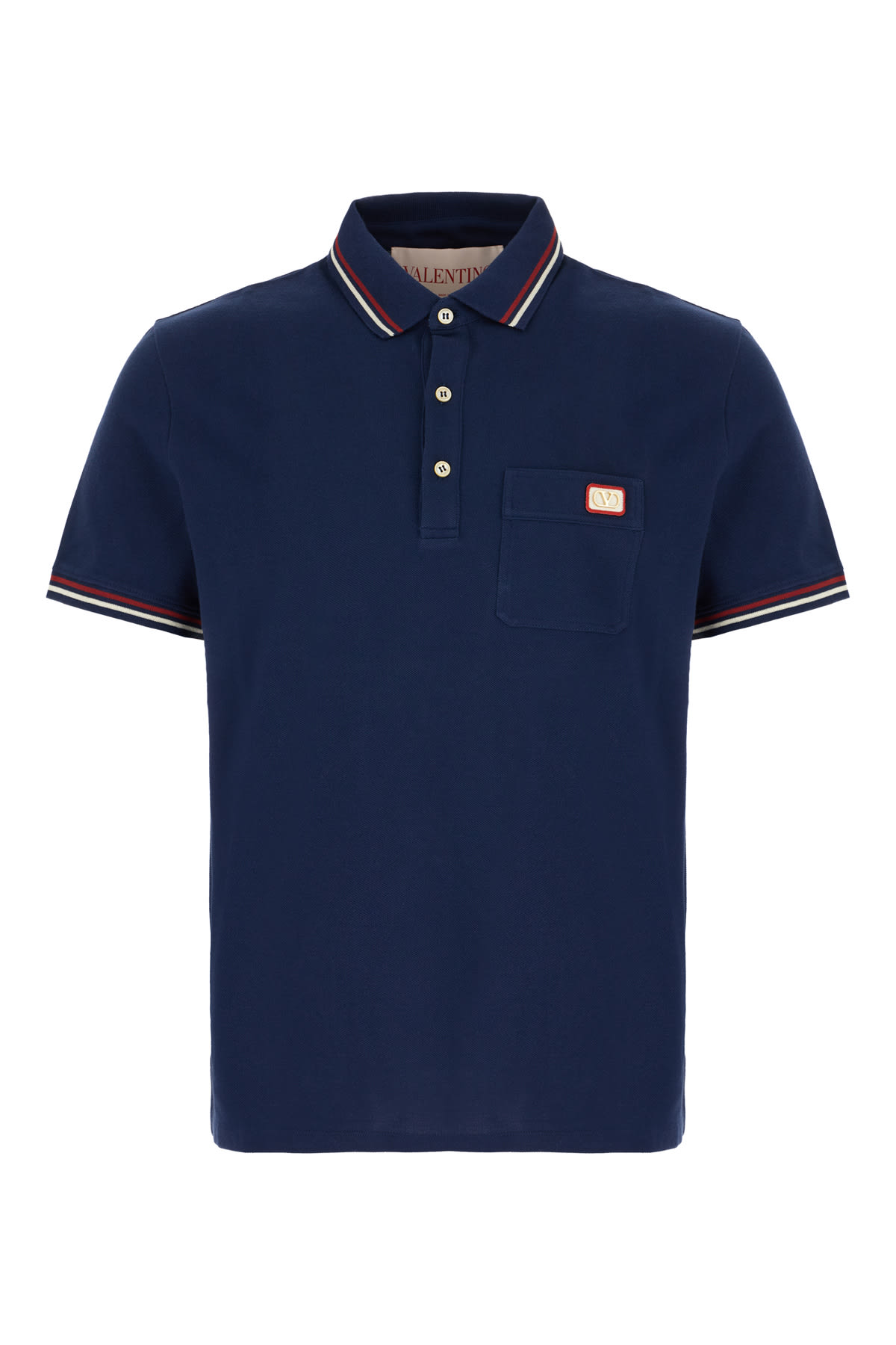 Midnight Blue Cotton Polo Shirt