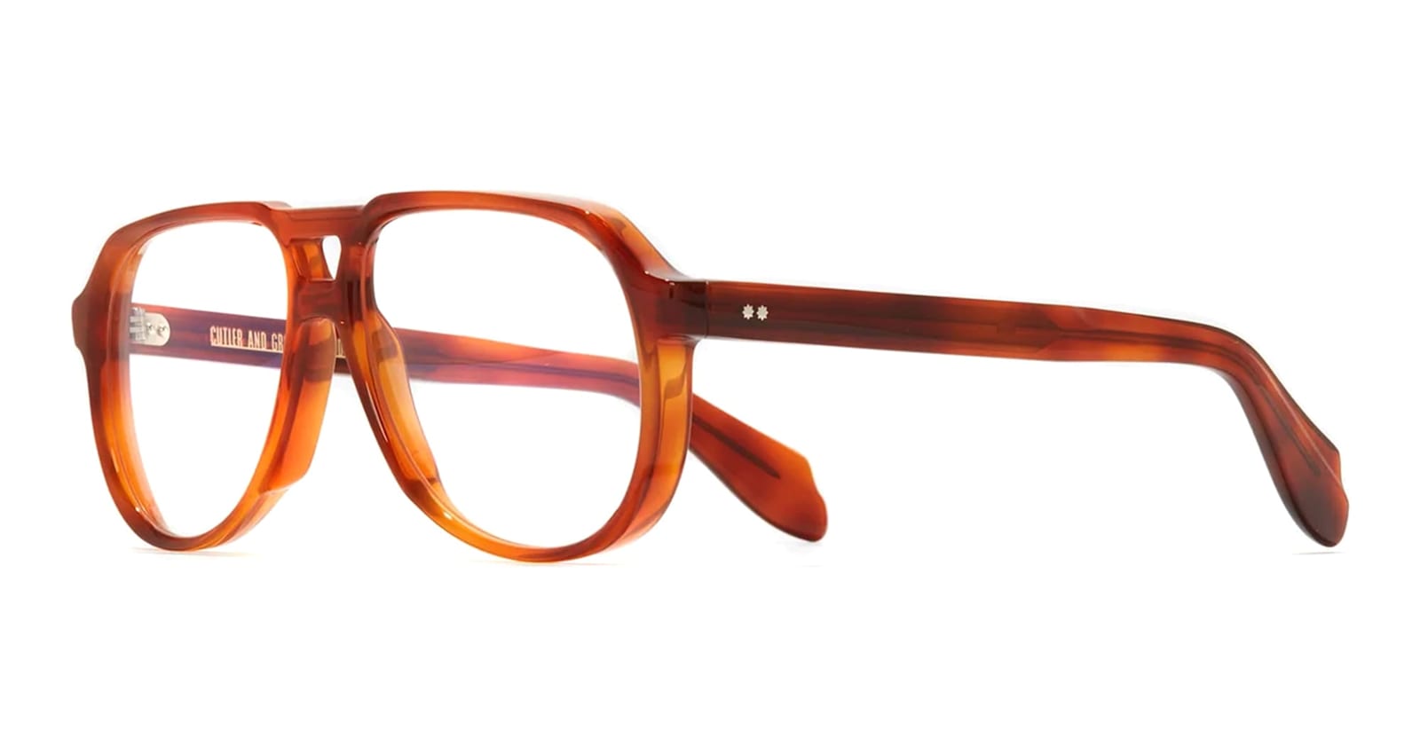 Cutler And Gross 9782 - Havana Honey Glasses In Brown