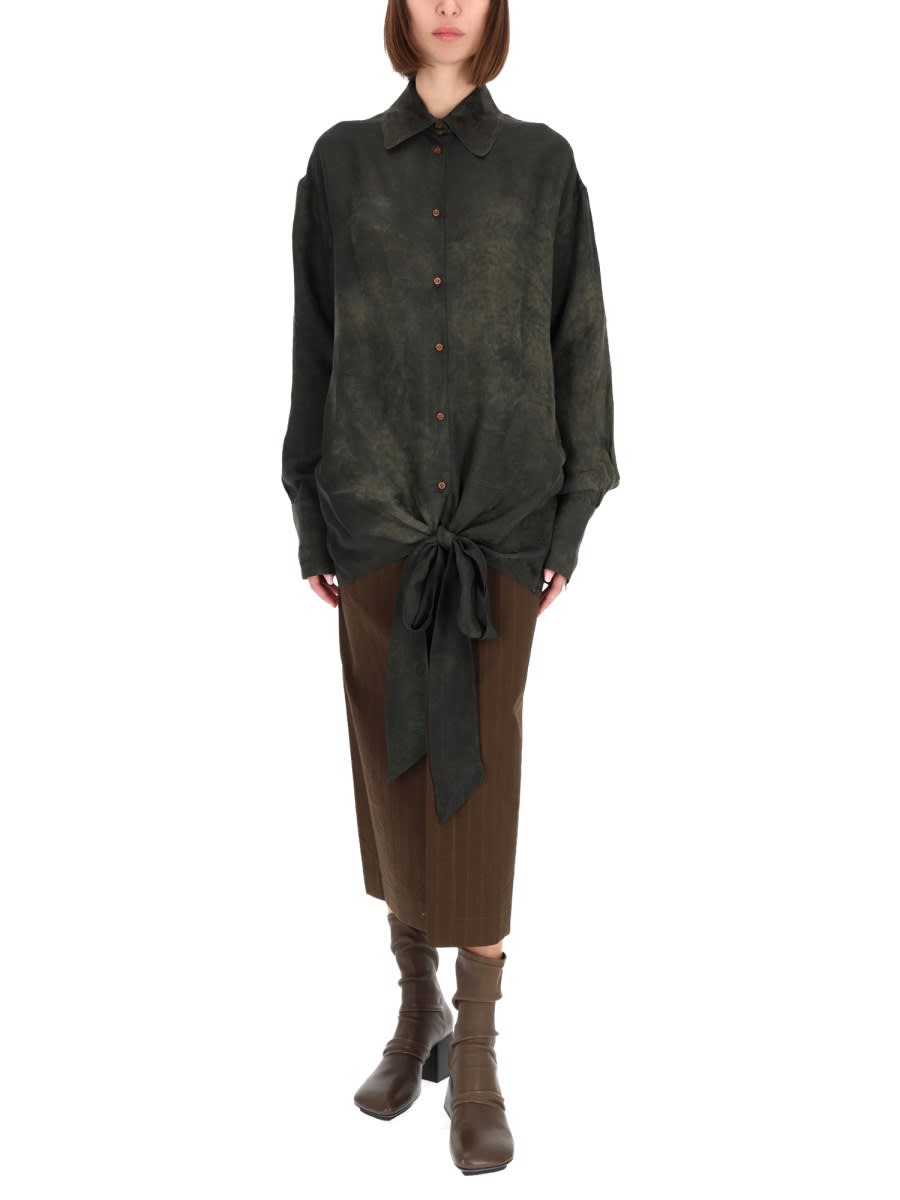 Uma Wang Tubby Shirt In Black