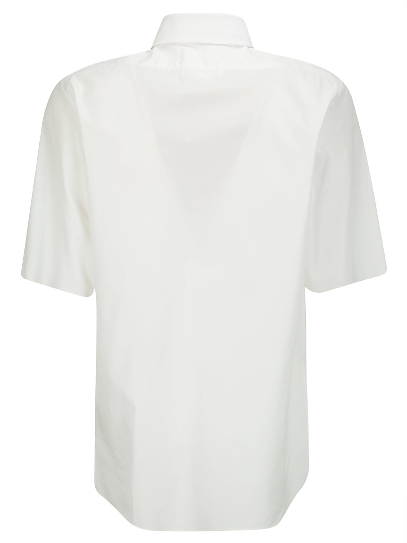 Shop Maison Margiela Short-sleeved Shirt In White