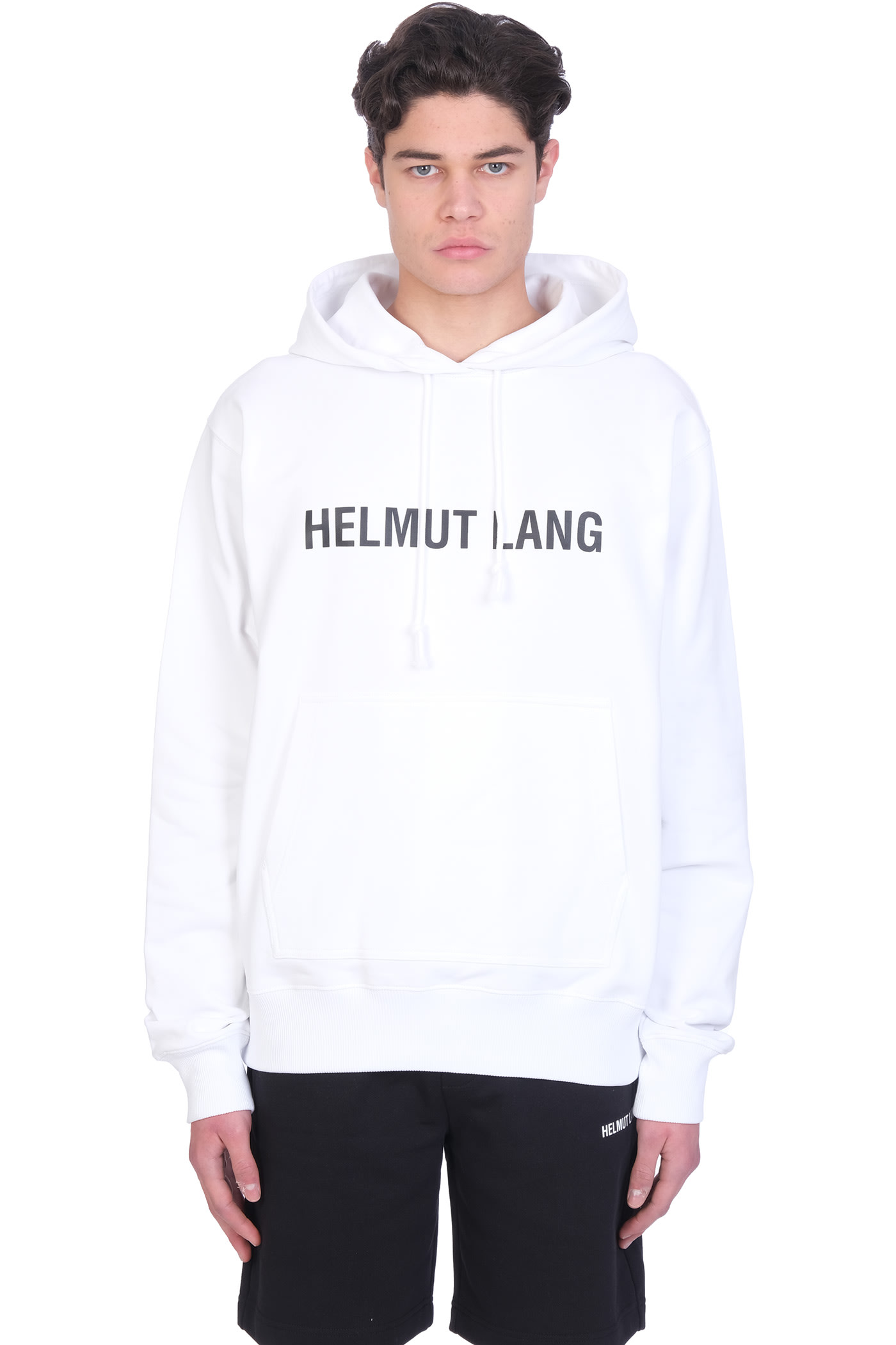 Helmut Lang Sweatshirt In White Cotton