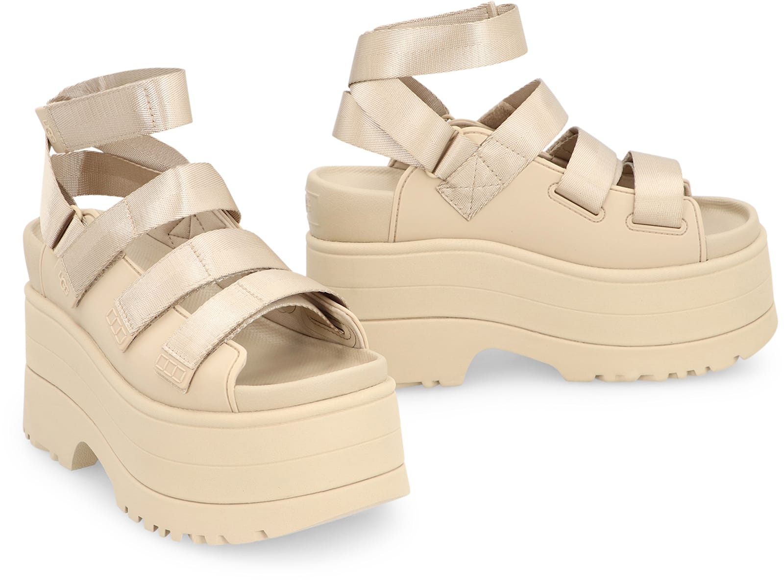 UGG GOLDENRISE PLATFORM SANDALS 