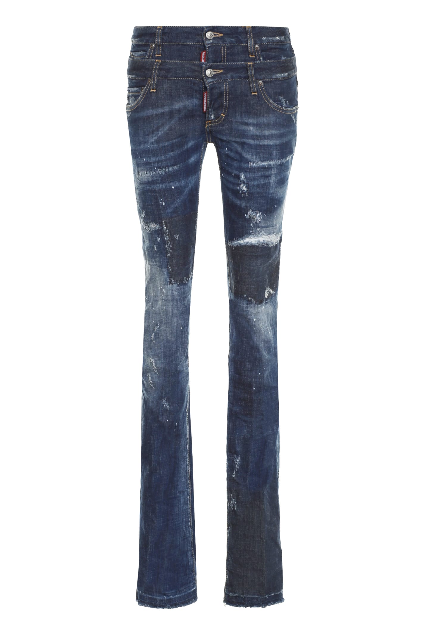 Dsquared2 Worn-out Details Jeans