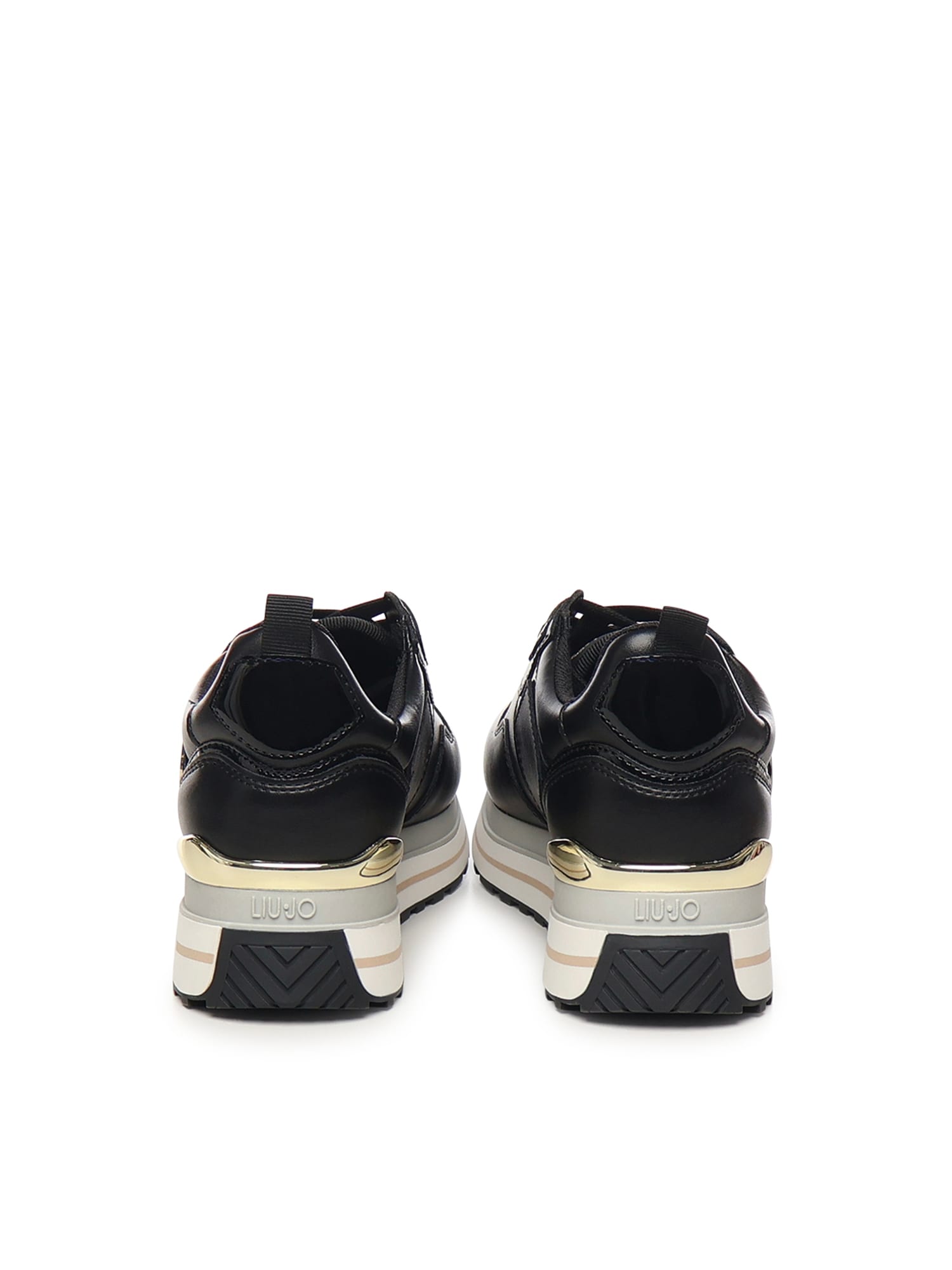 Liu •jo Maxi Wonder Logo-plaque Sneakers In Multi