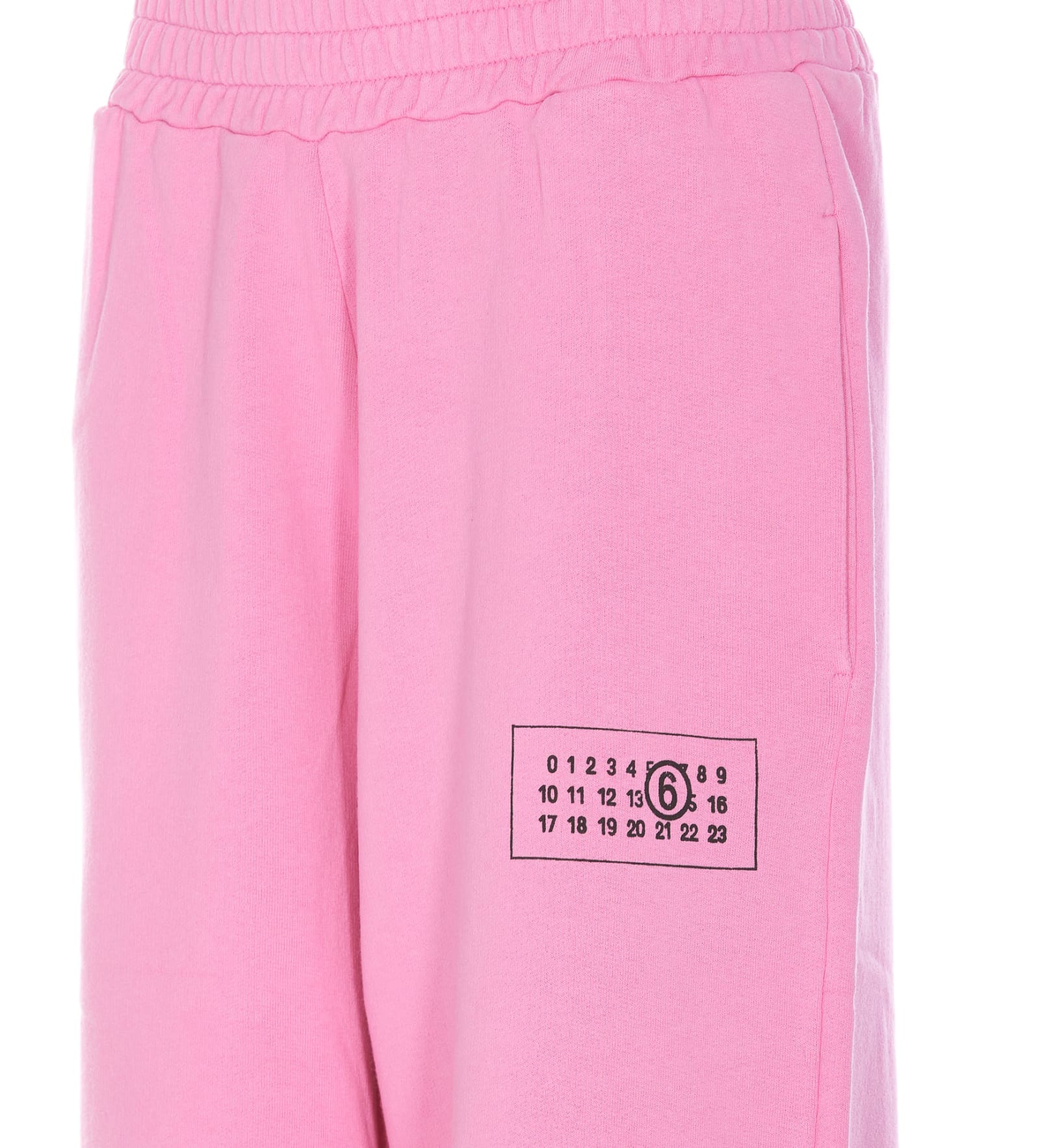 Shop Mm6 Maison Margiela Trackpants In Pink