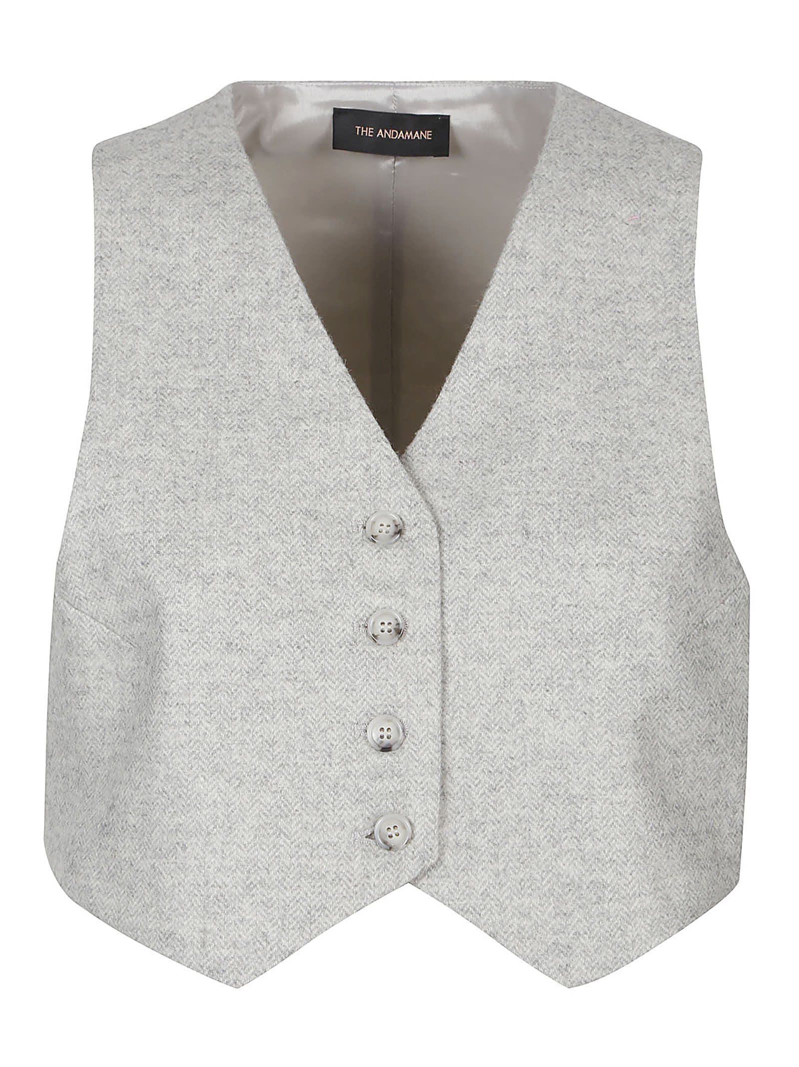 The Andamane Nadine Vest In Grey