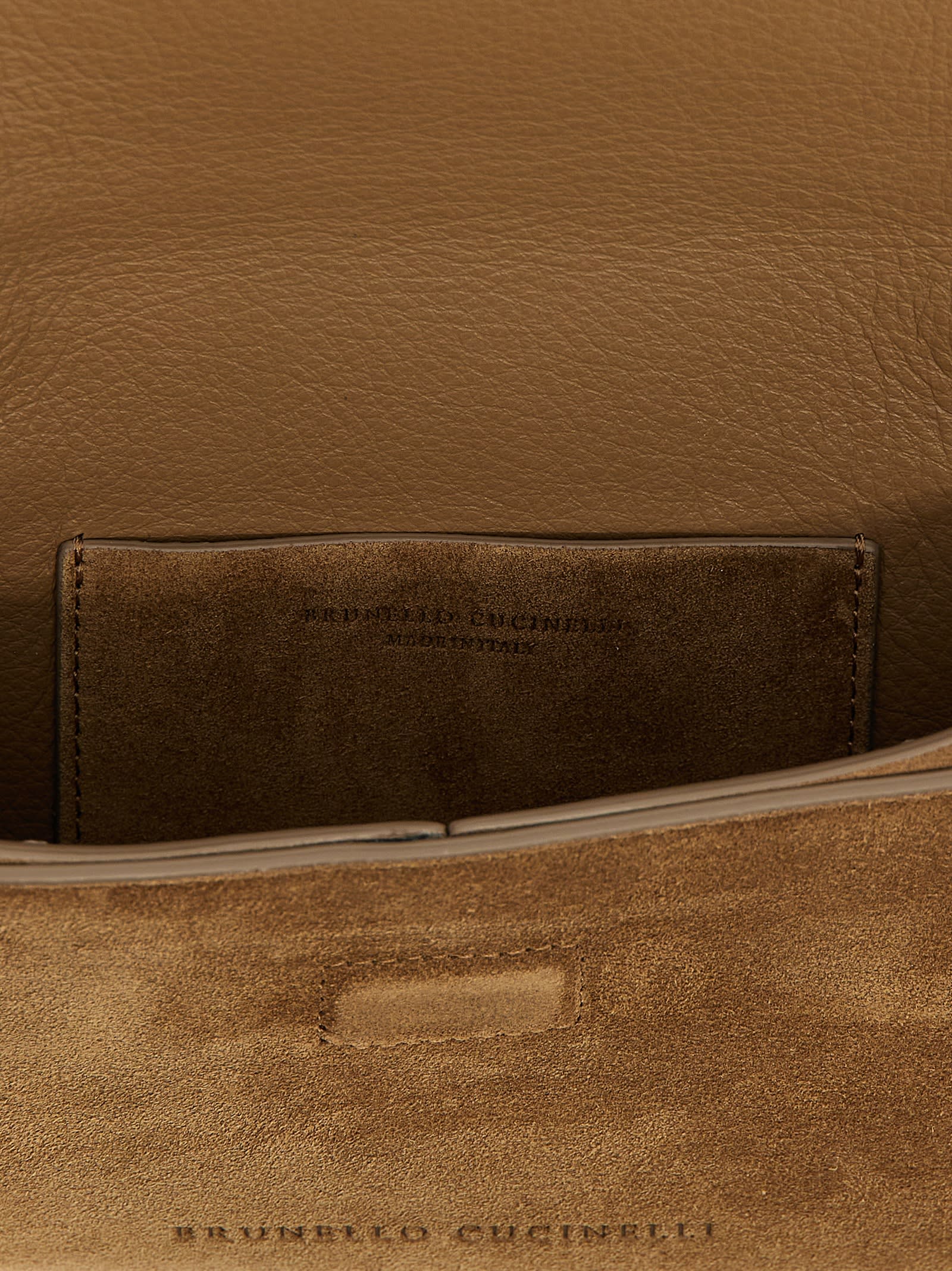 BRUNELLO CUCINELLI MONILE SUEDE CLUTCH BAG