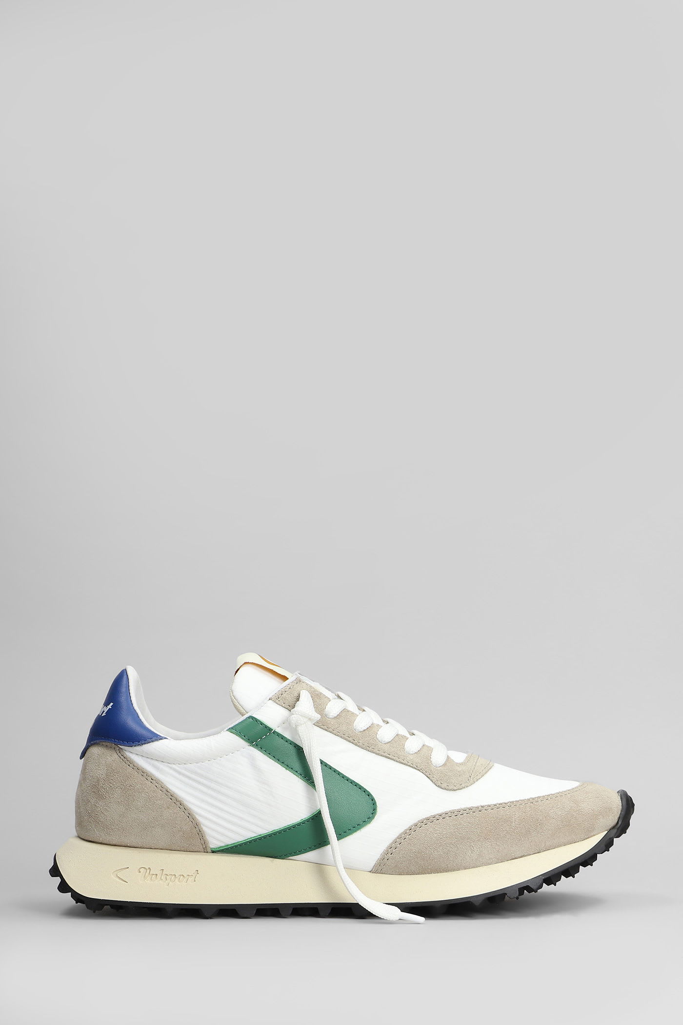 Start Sneakers In White Suede And Fabric