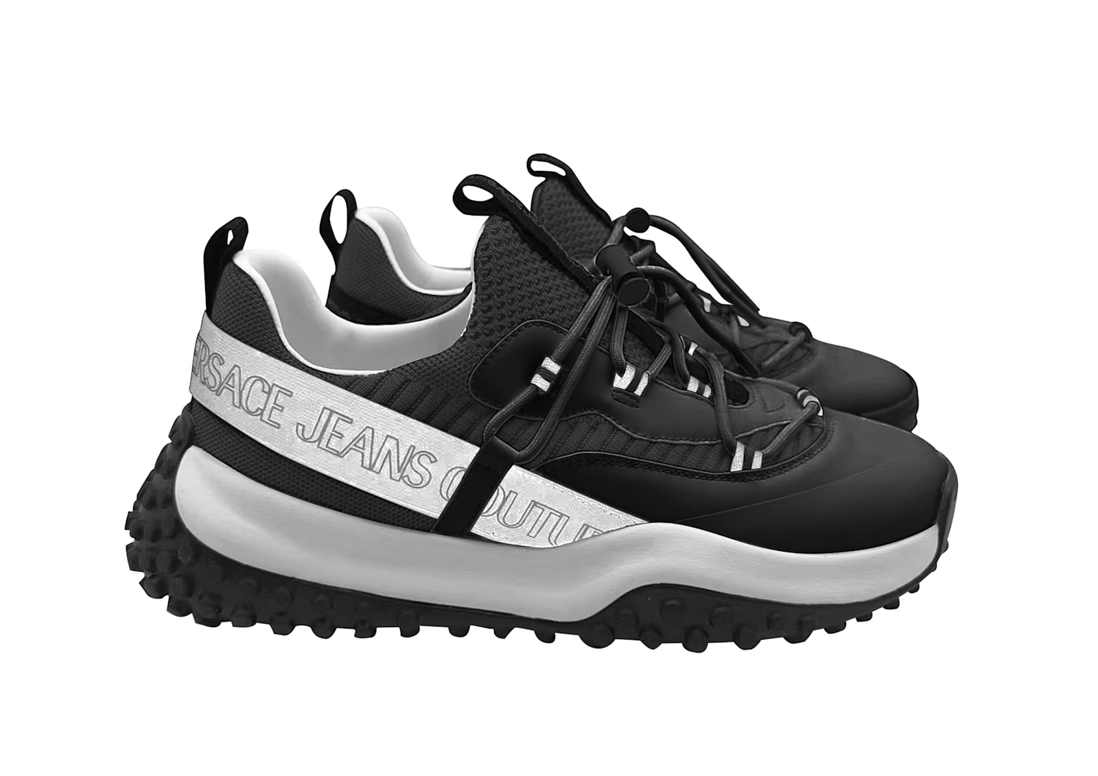 Versace Jeans Couture Sneakers In Black