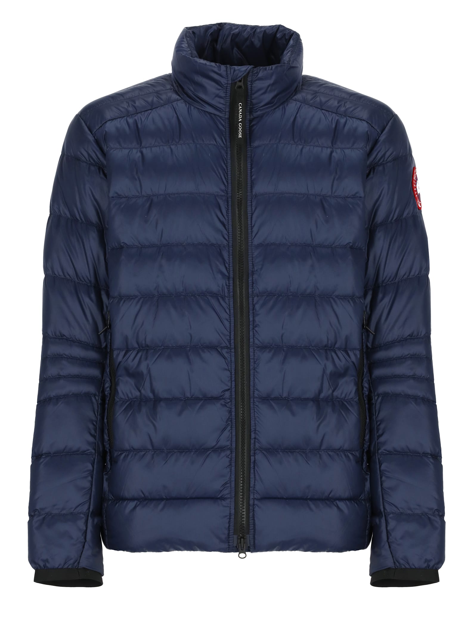 Shop Canada Goose Crofton Down Jacket In Blue