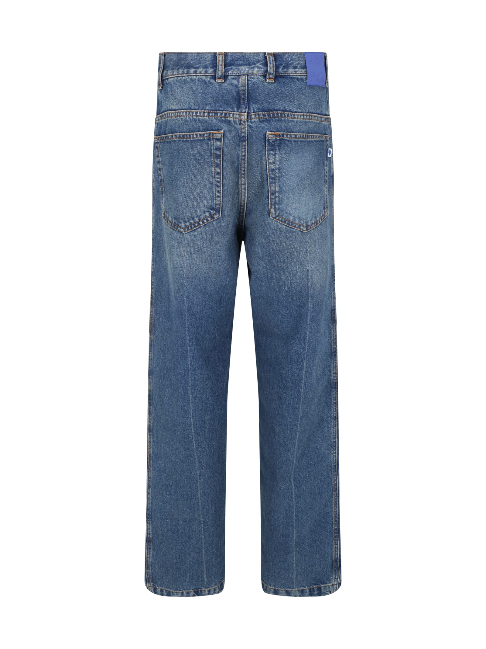 Marcelo Burlon County Of Milan Pants In Indigo No Color
