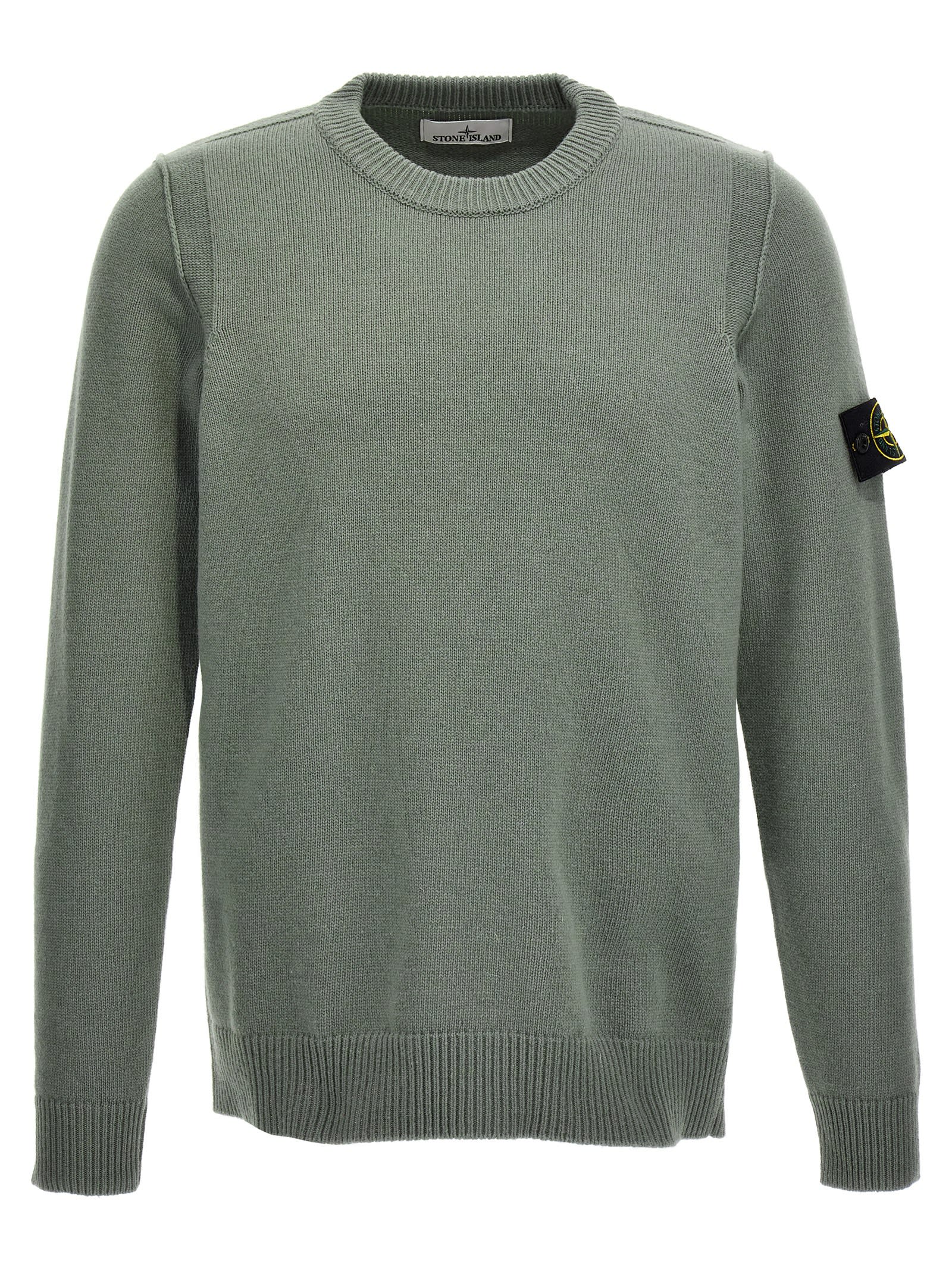 STONE ISLAND LOGO BADGE SWEATER