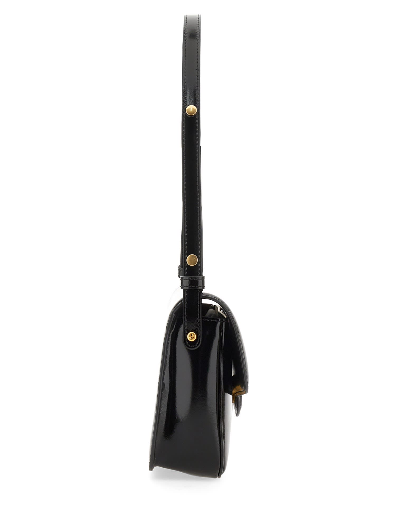 Tory Burch Robinson Shoulder Bag In Nero