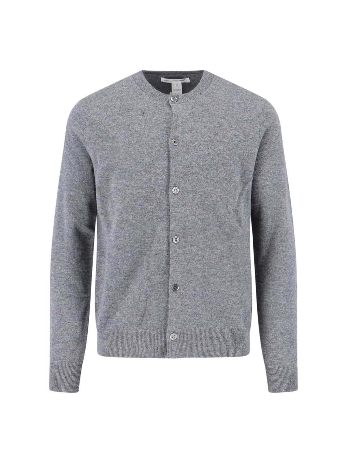 Comme Des Garçons Wool Cardigan In Gray
