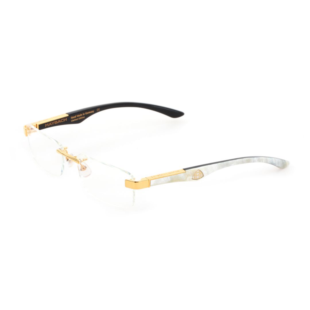 Maybach Eyewear The Artist Iii Rectangle-frame Glasses In 金色