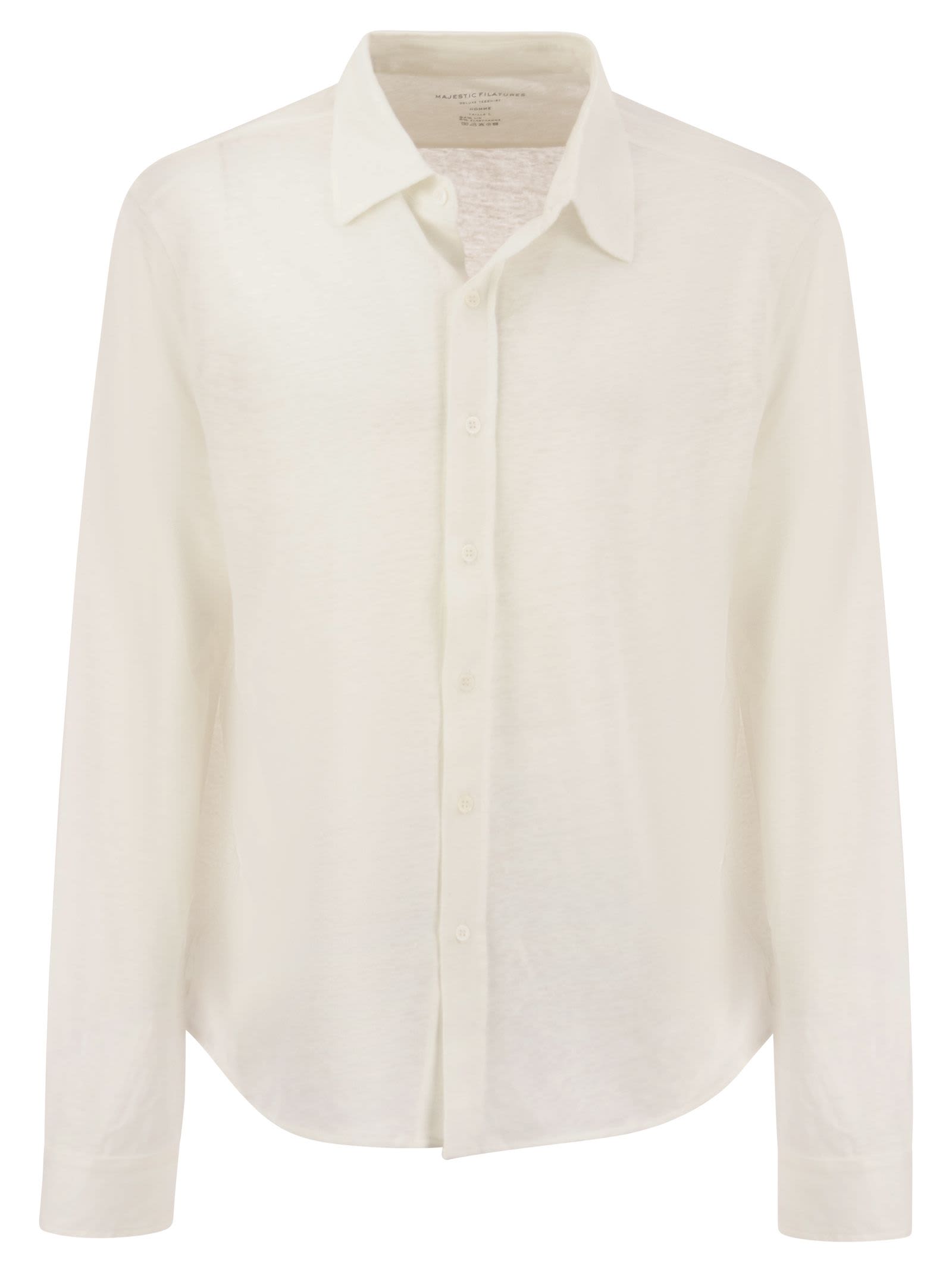 Linen Long-sleeved Shirt