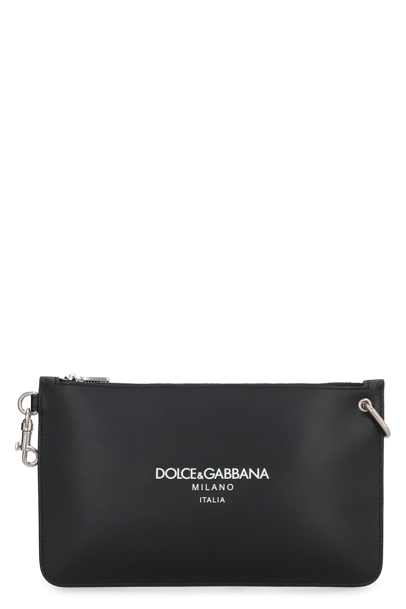 Necessaire Leather Flat Pouch
