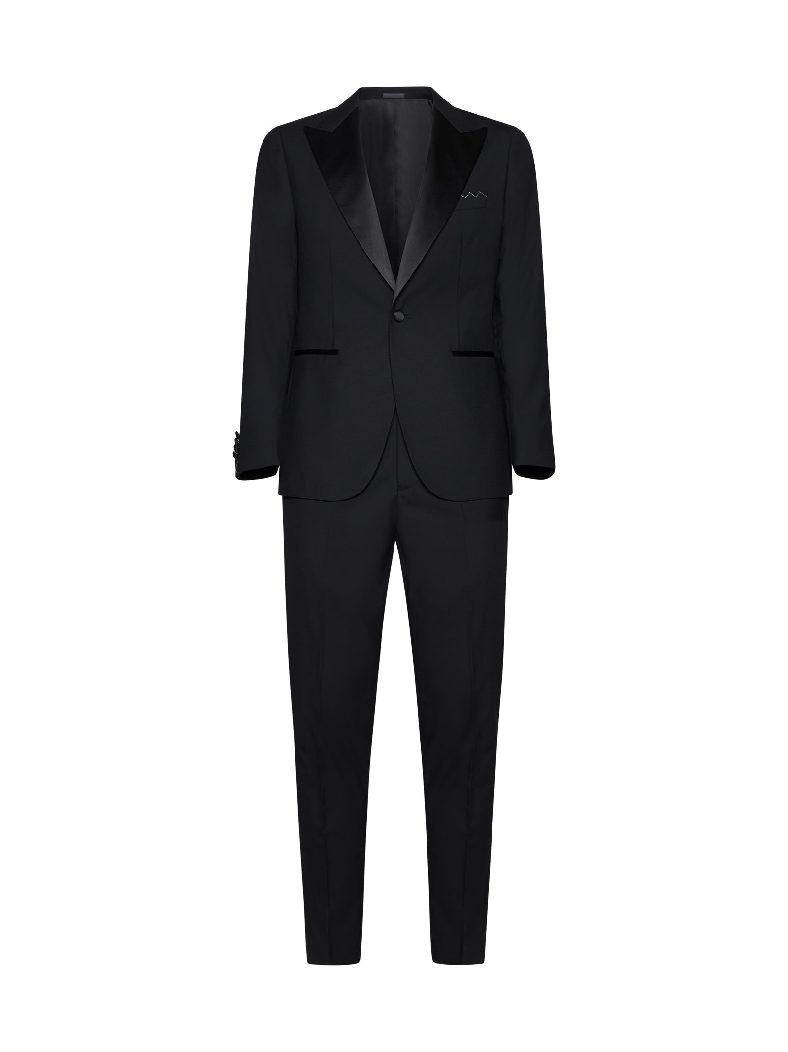 Shop Low Brand Suit In Jet Black