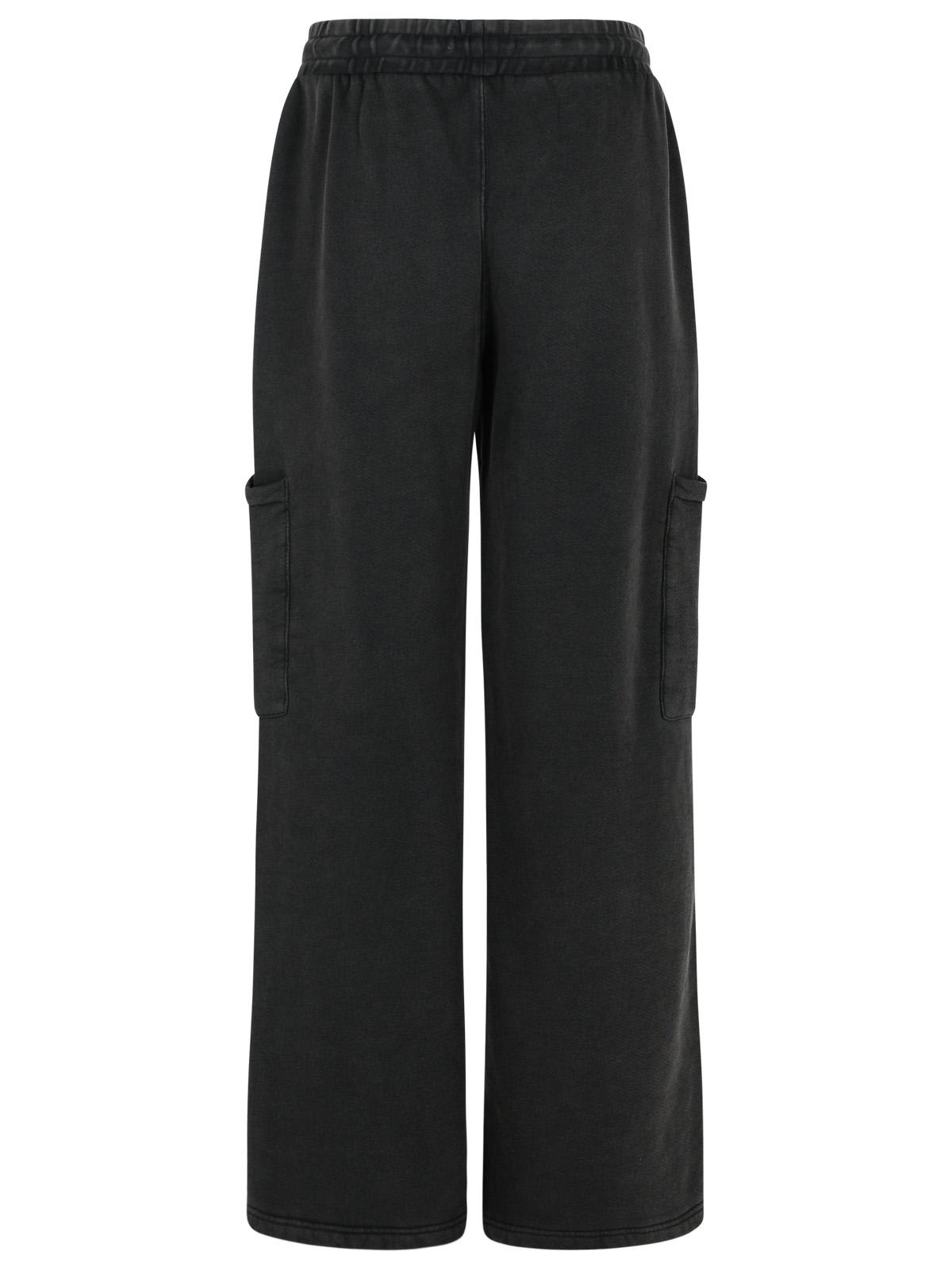 Off-white Off White Cargo Book' Black Cotton Pants In Black