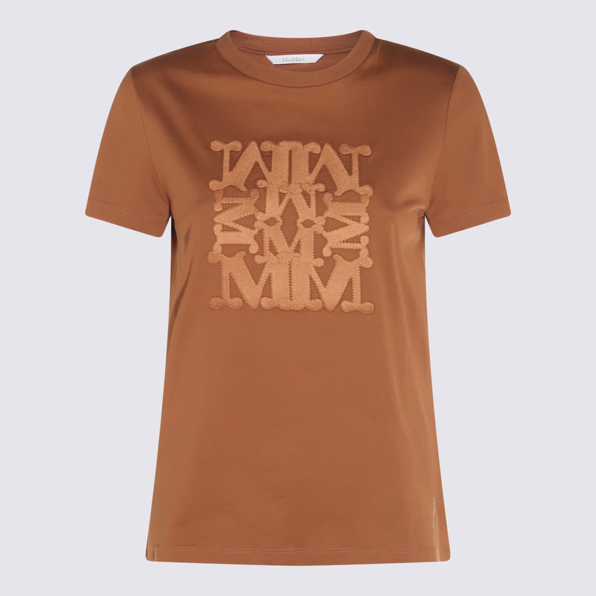 Max Mara Crystal Embellished Crew Neck Top