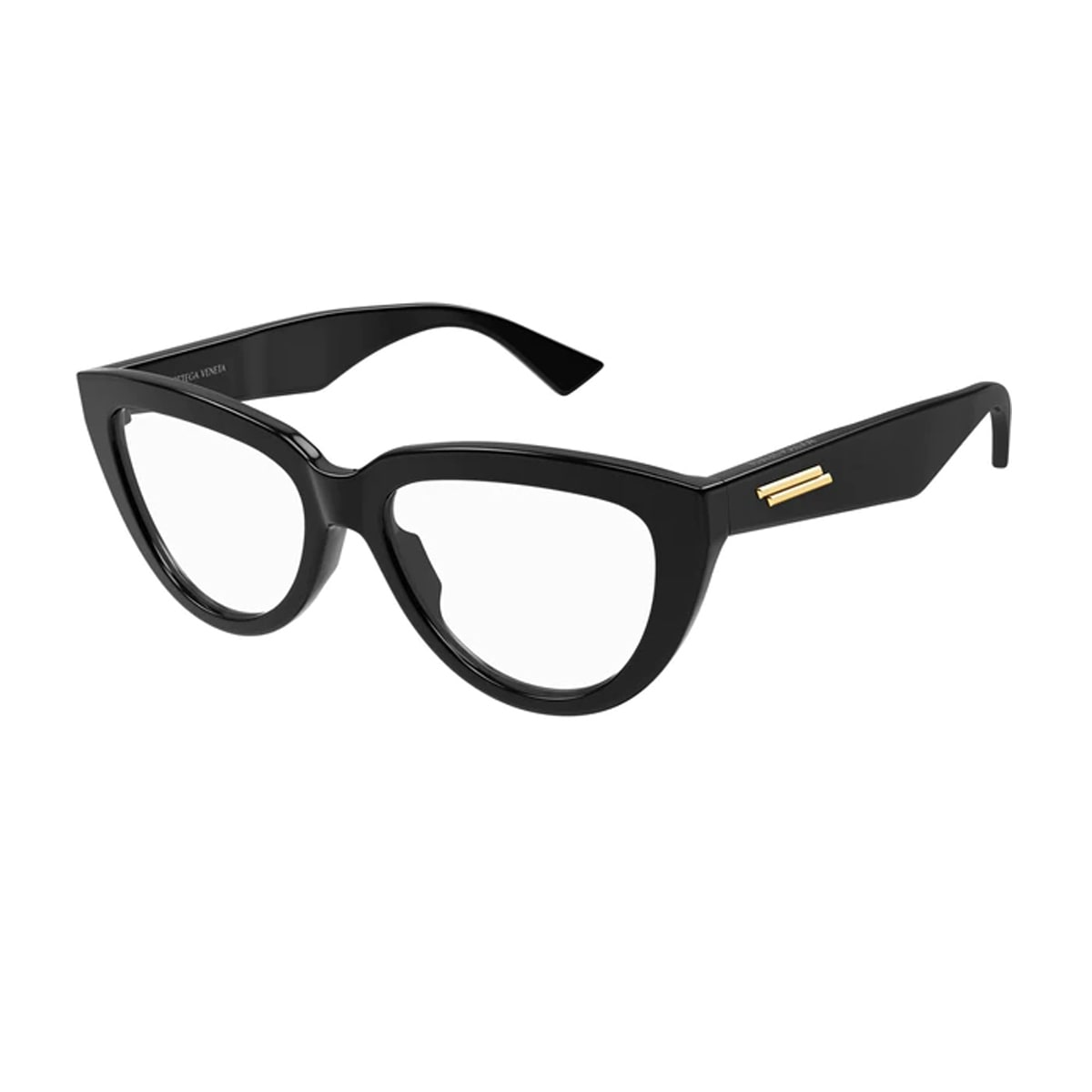 Shop Bottega Veneta Bv1259o 001 Glasses In 001 Black Black Transpare