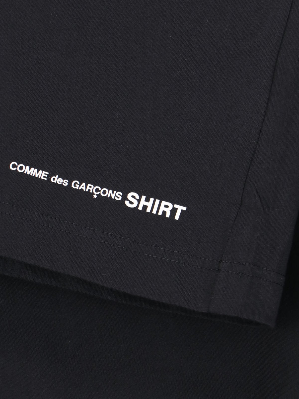 Shop Comme Des Garçons Shirt Basic T-shirt In 1 Black