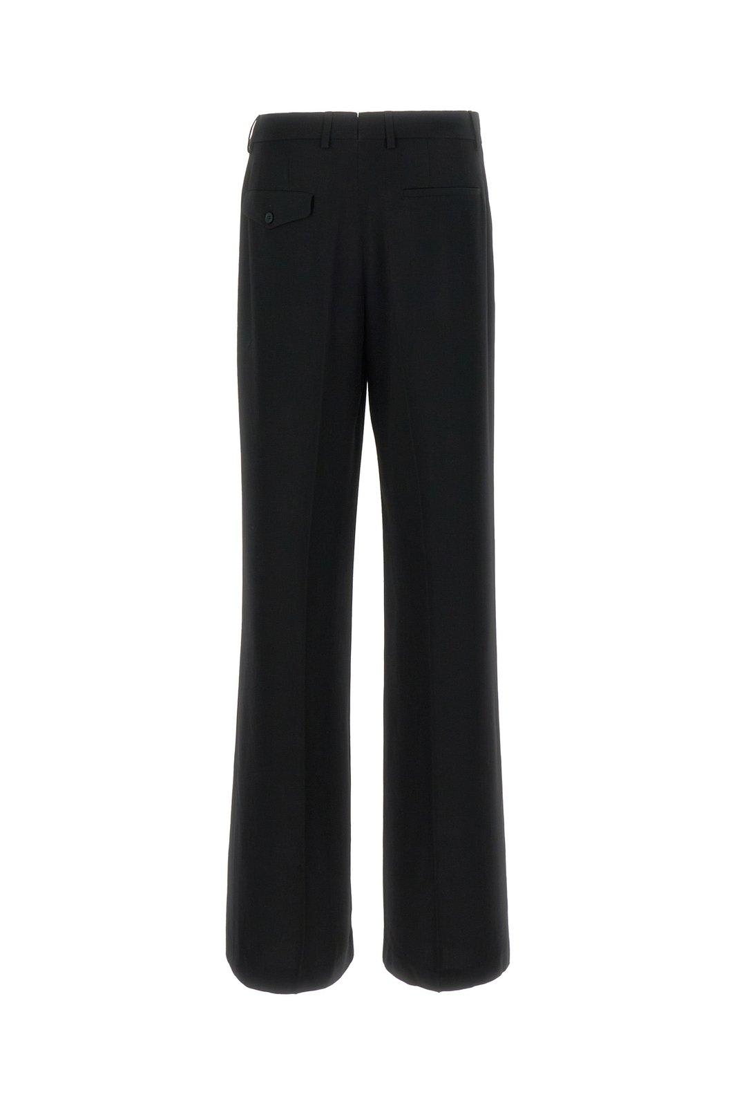Shop Ann Demeulemeester Flap-pocket Detailed Trousers In Black