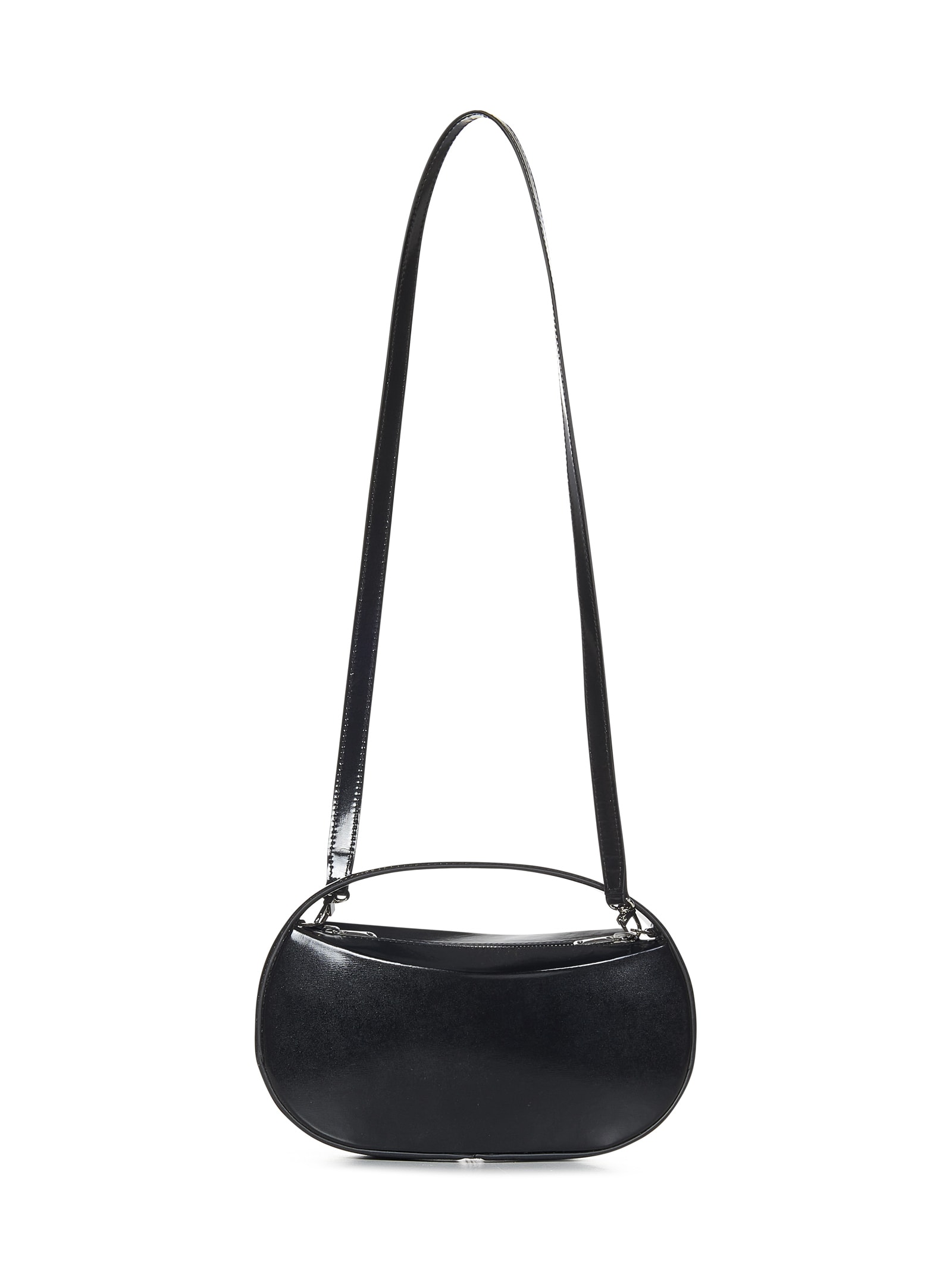 Shop Coperni Small Sound Swipe Handbag In Blk Black
