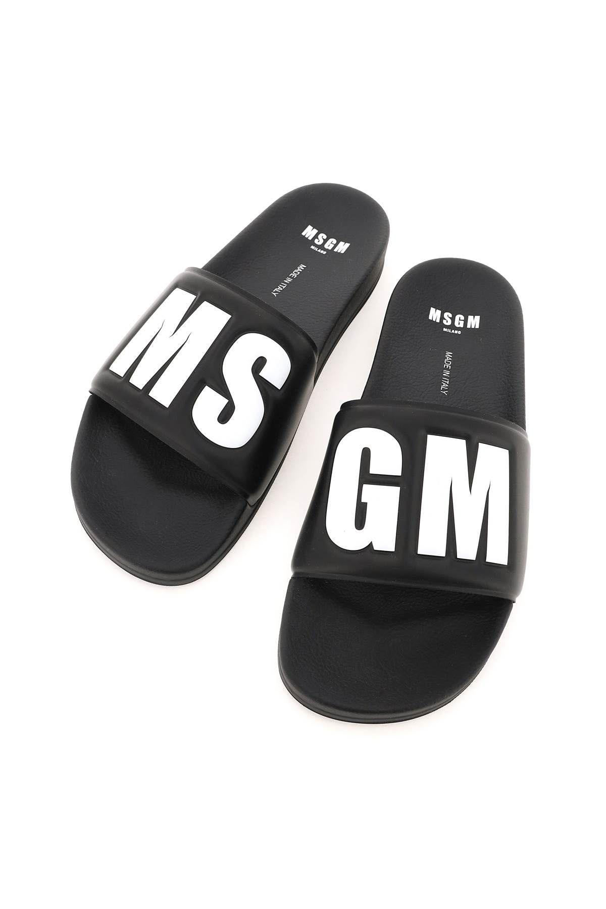 Msgm Logo Slides In Black