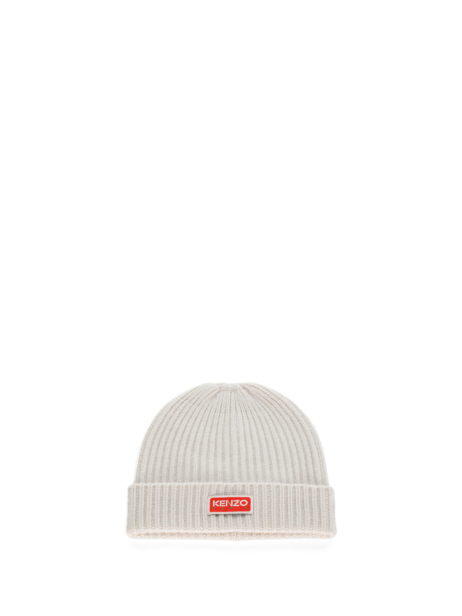 Kenzo Cap With Logo In Off-white