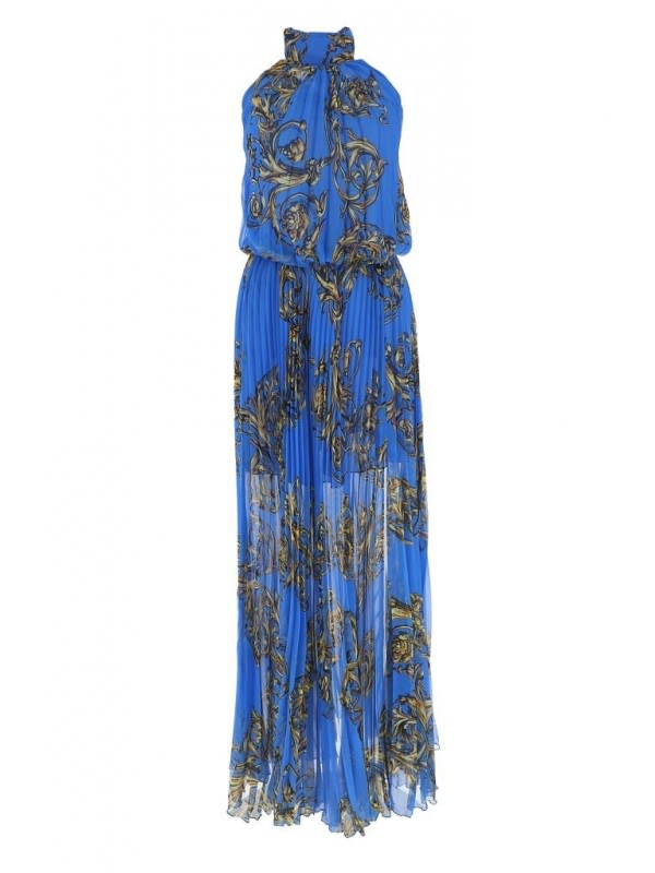 Versace Jeans Couture Patterned Pleated Dress