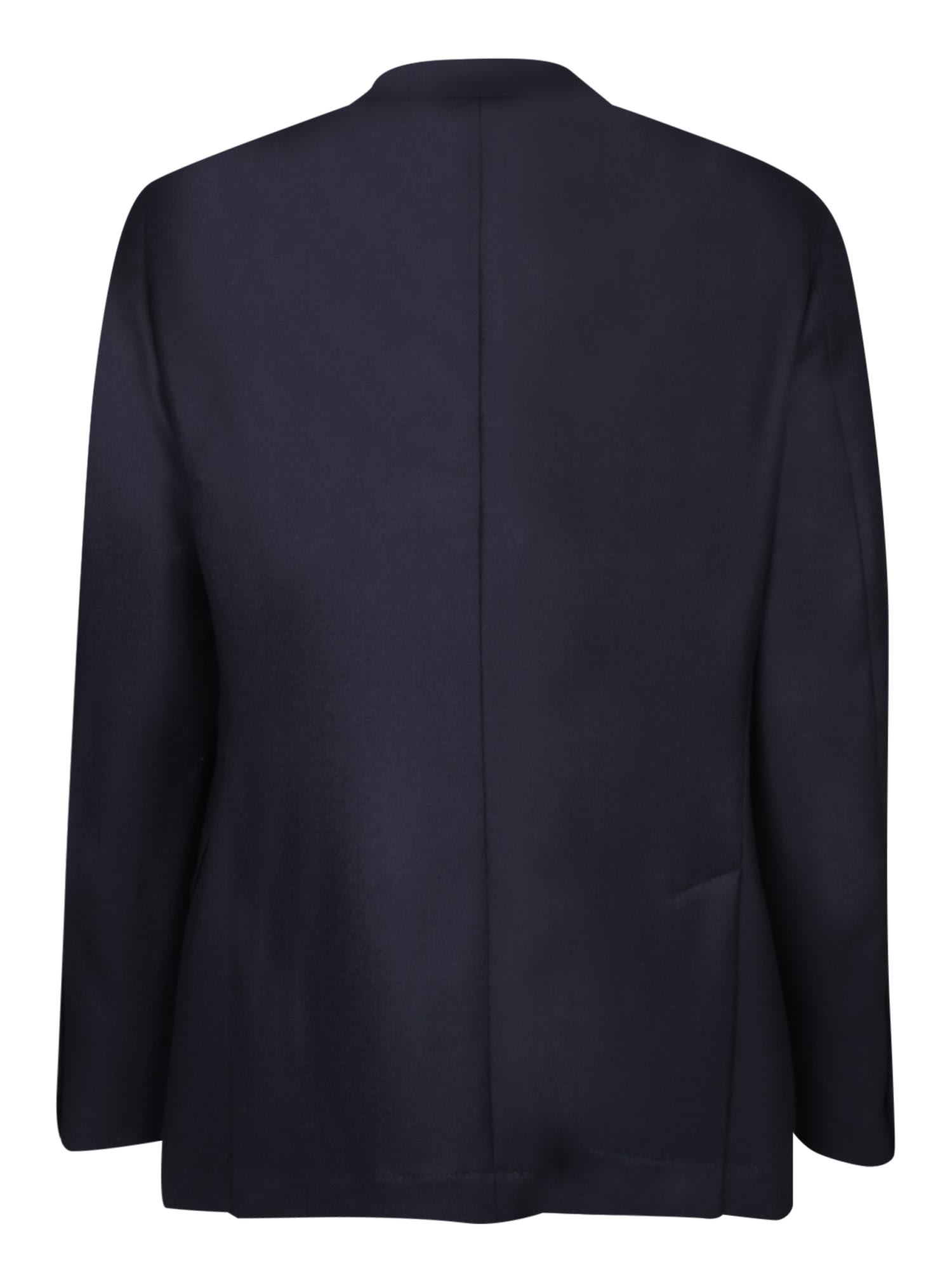 Shop Brunello Cucinelli Blue Cashmere Jacket