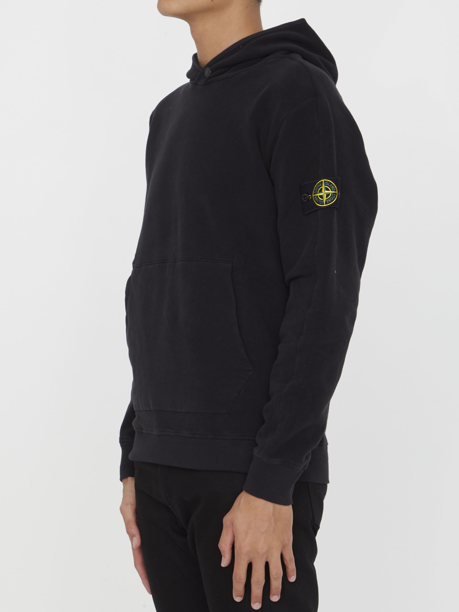 Stone Island Sweaters In Nero