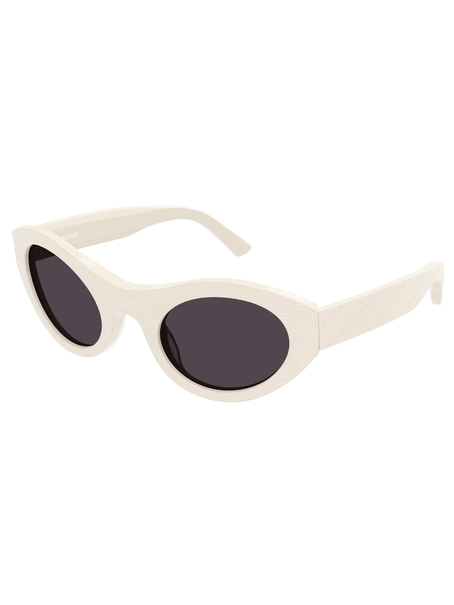 Shop Balenciaga Bb0250s Sunglasses In Beige Beige Grey