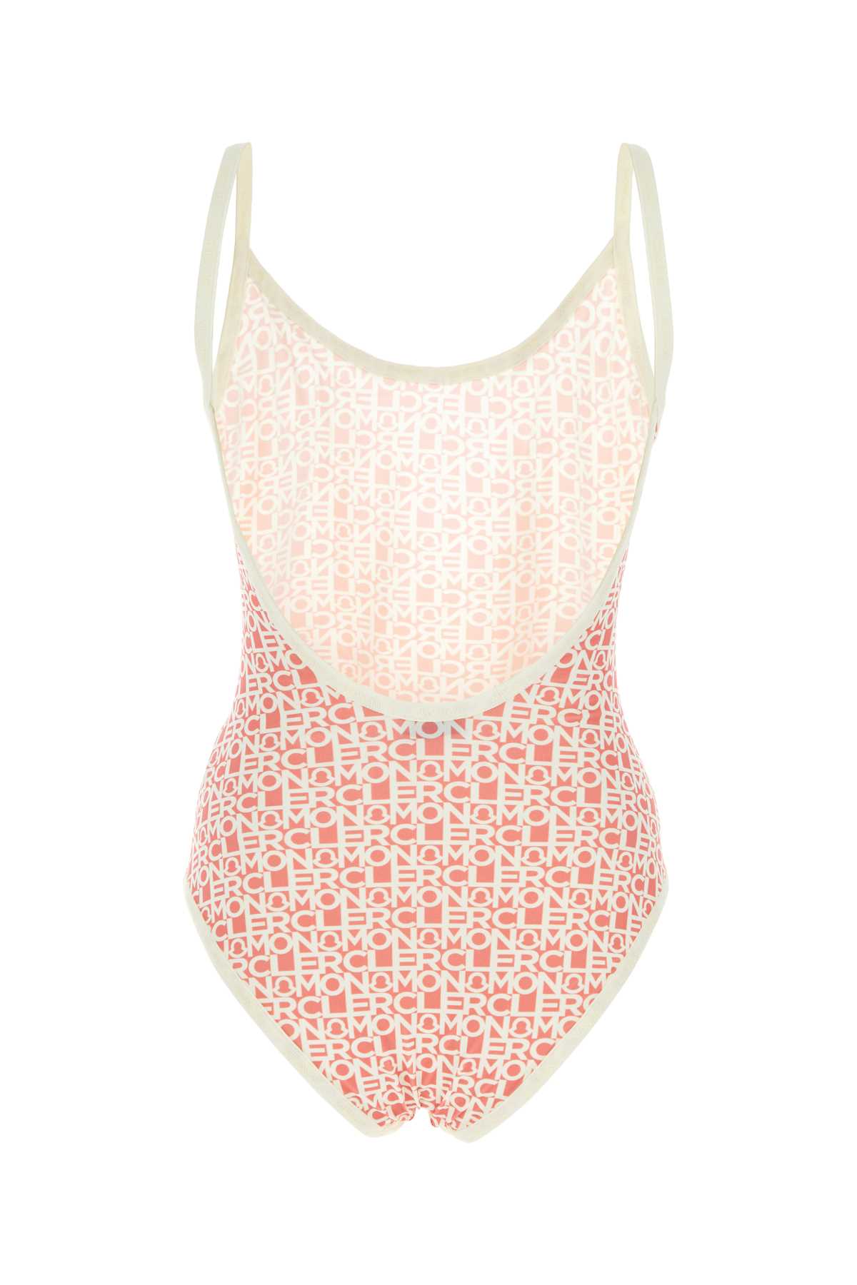 Shop Moncler Printed Stretch Nylon Swimsuit In Multi