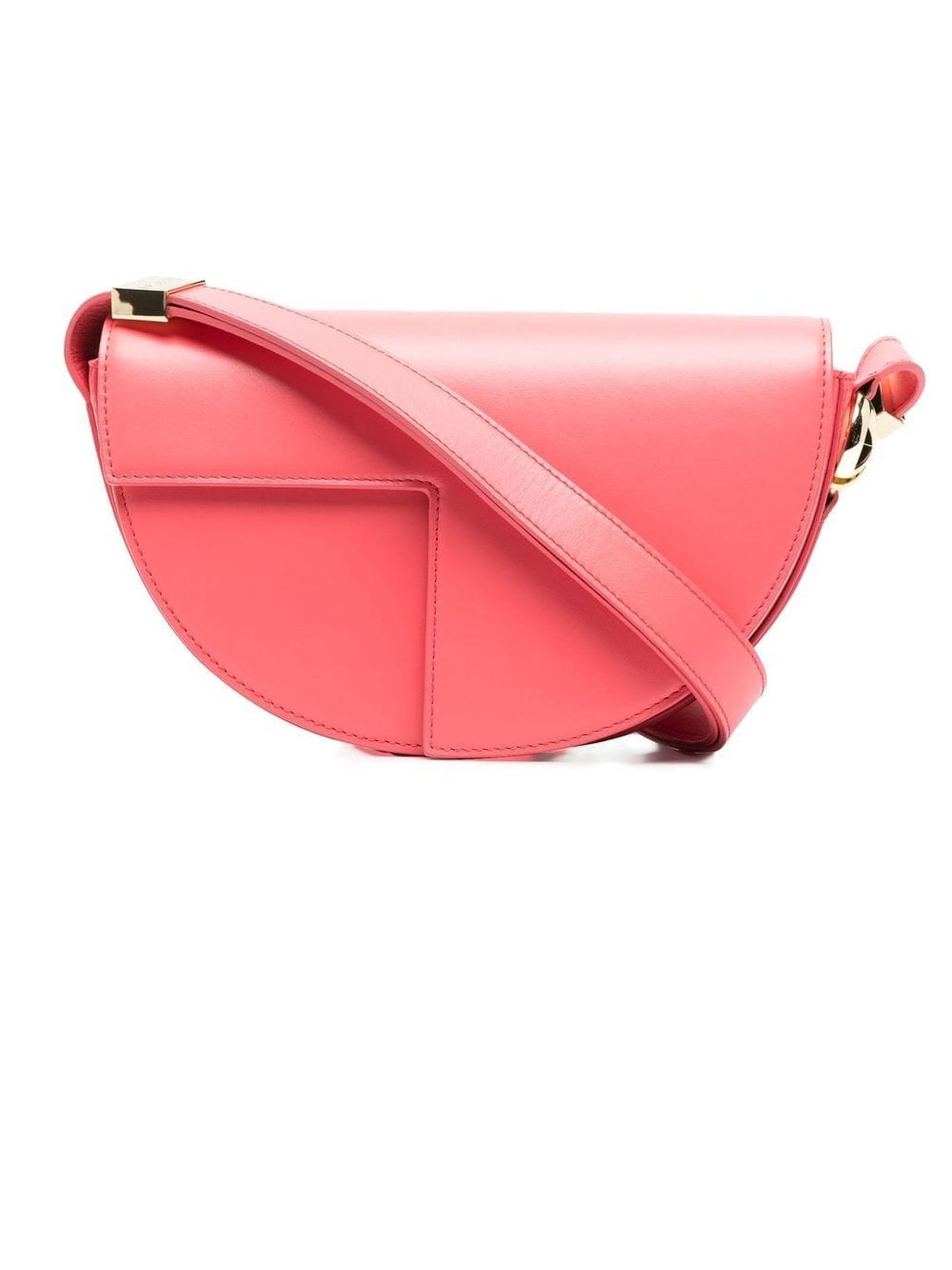 Shop Patou Confetti Pink Leather Handbag