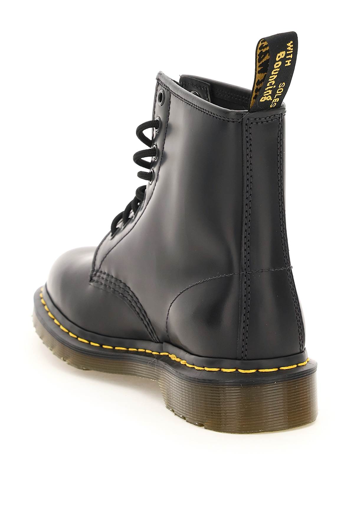 Shop Dr. Martens' 1460 Smooth Leather Combat Boots In Black (black)