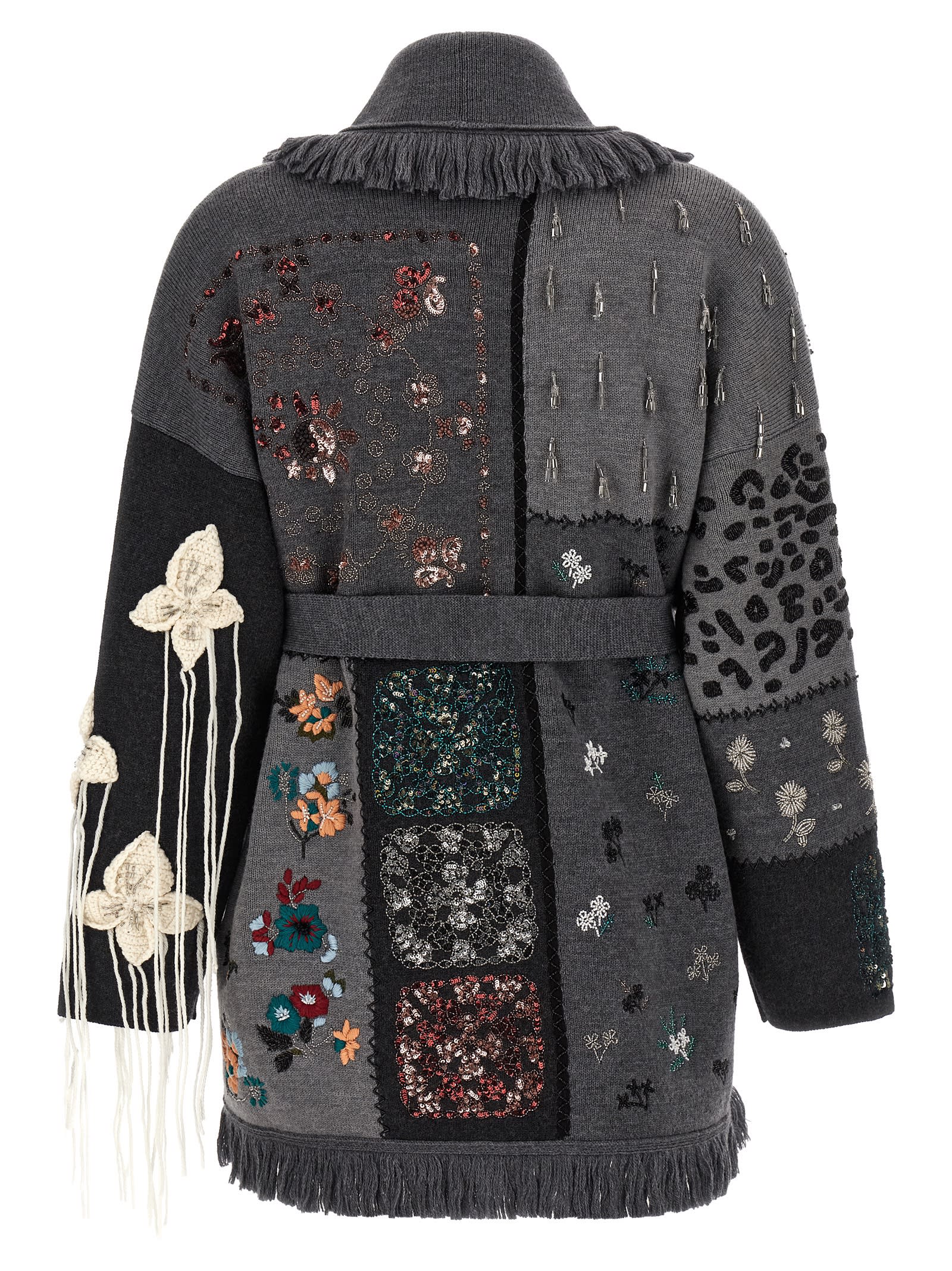 Alanui Multicolor Midnight In Manhattan Cardigan In Multi