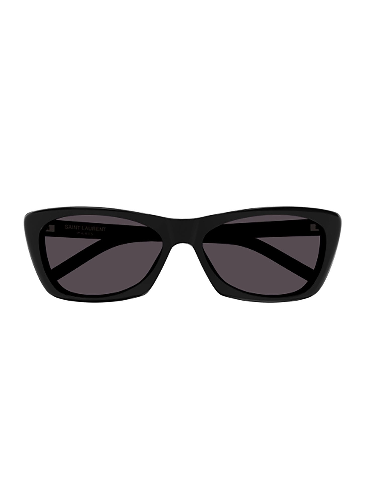 Shop Saint Laurent Sl 613 Sunglasses In Black Black Black