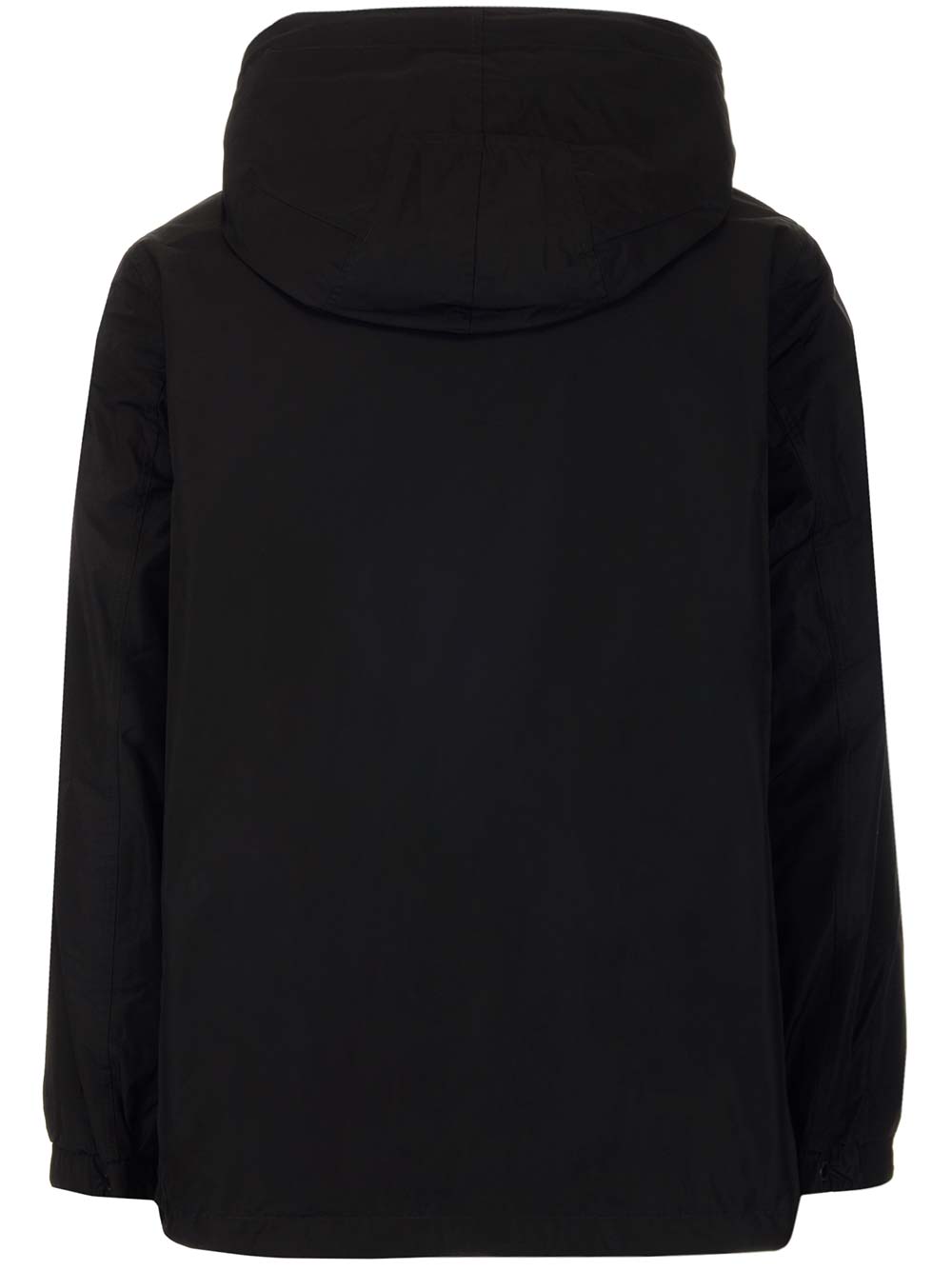 Burberry Check-pattern Reversible Hooded Jacket In Black