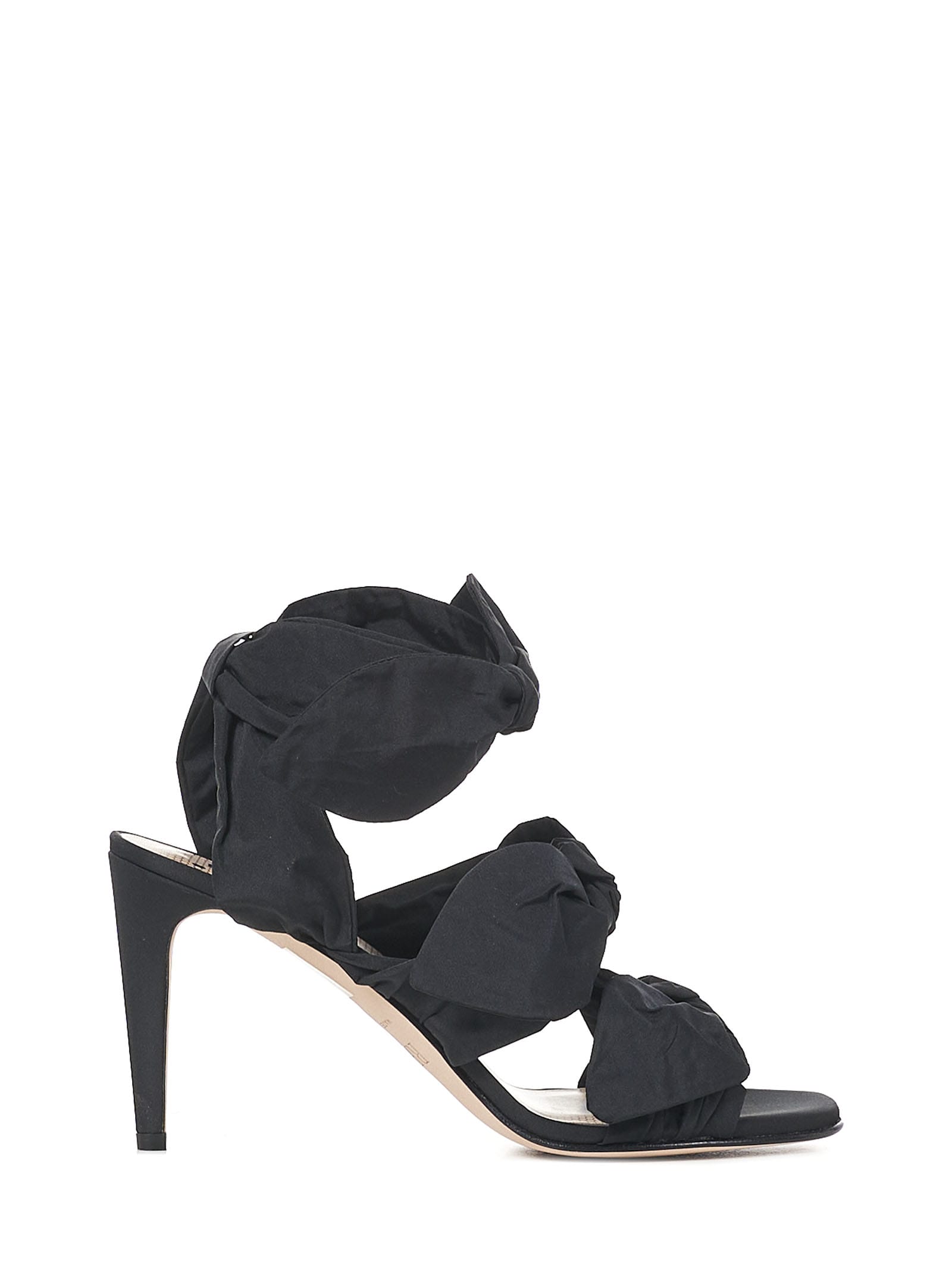 RED VALENTINO KNOT ME UP SANDALS