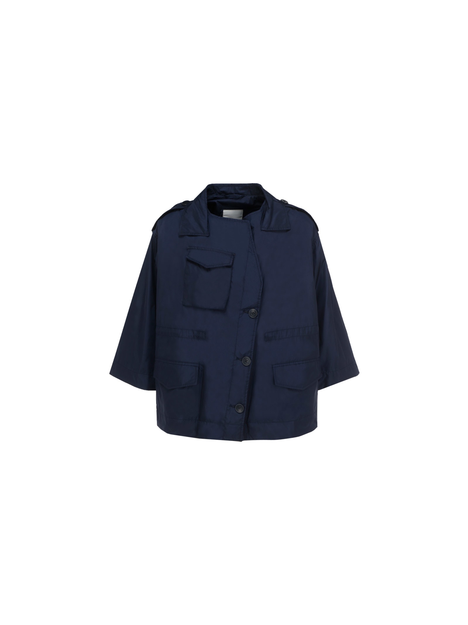 Add Women's 5aw0023697 Blue Other Materials Outerwear Jacket