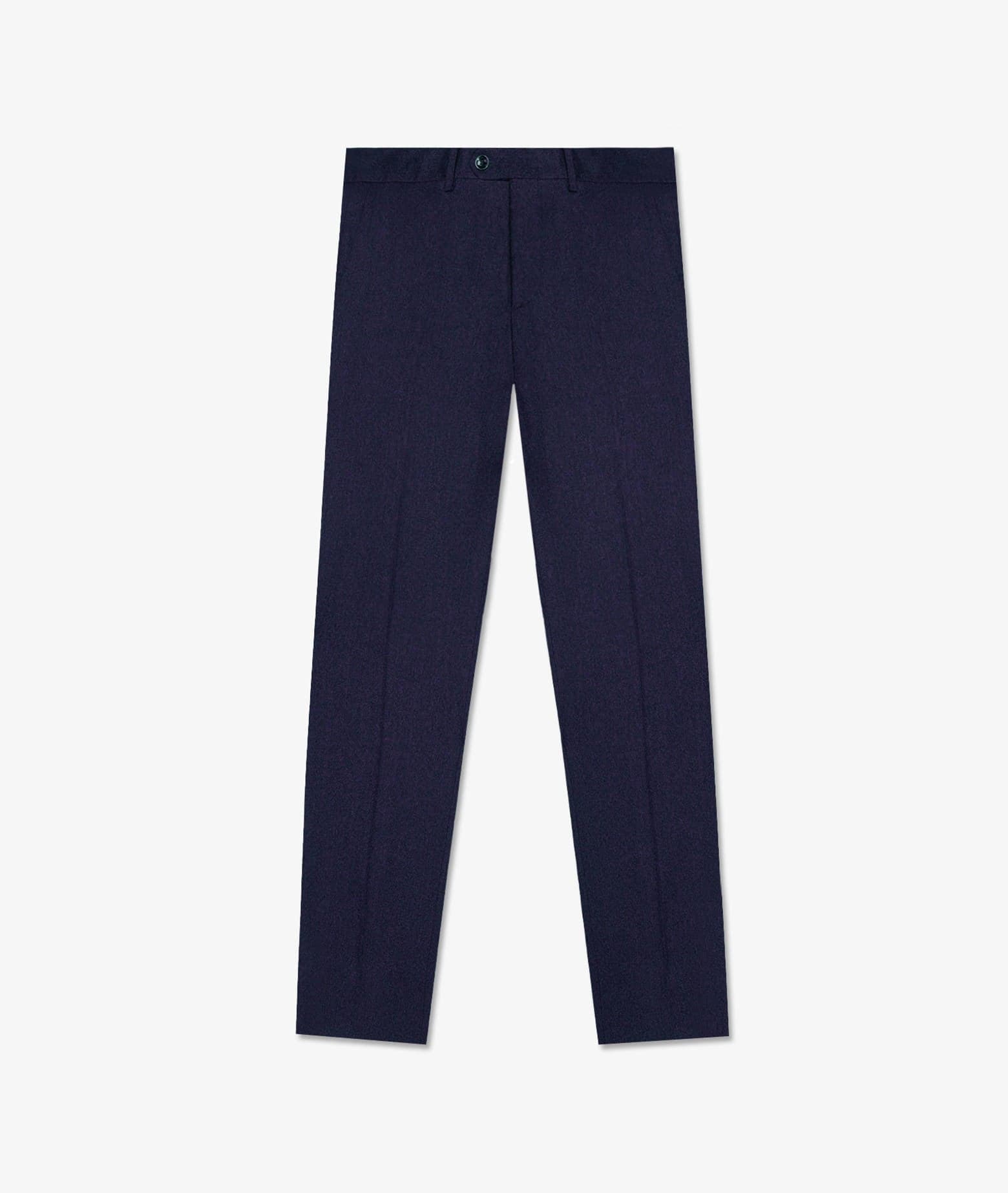 Larusmiani Velvet Trousers Howard Pants In Blue