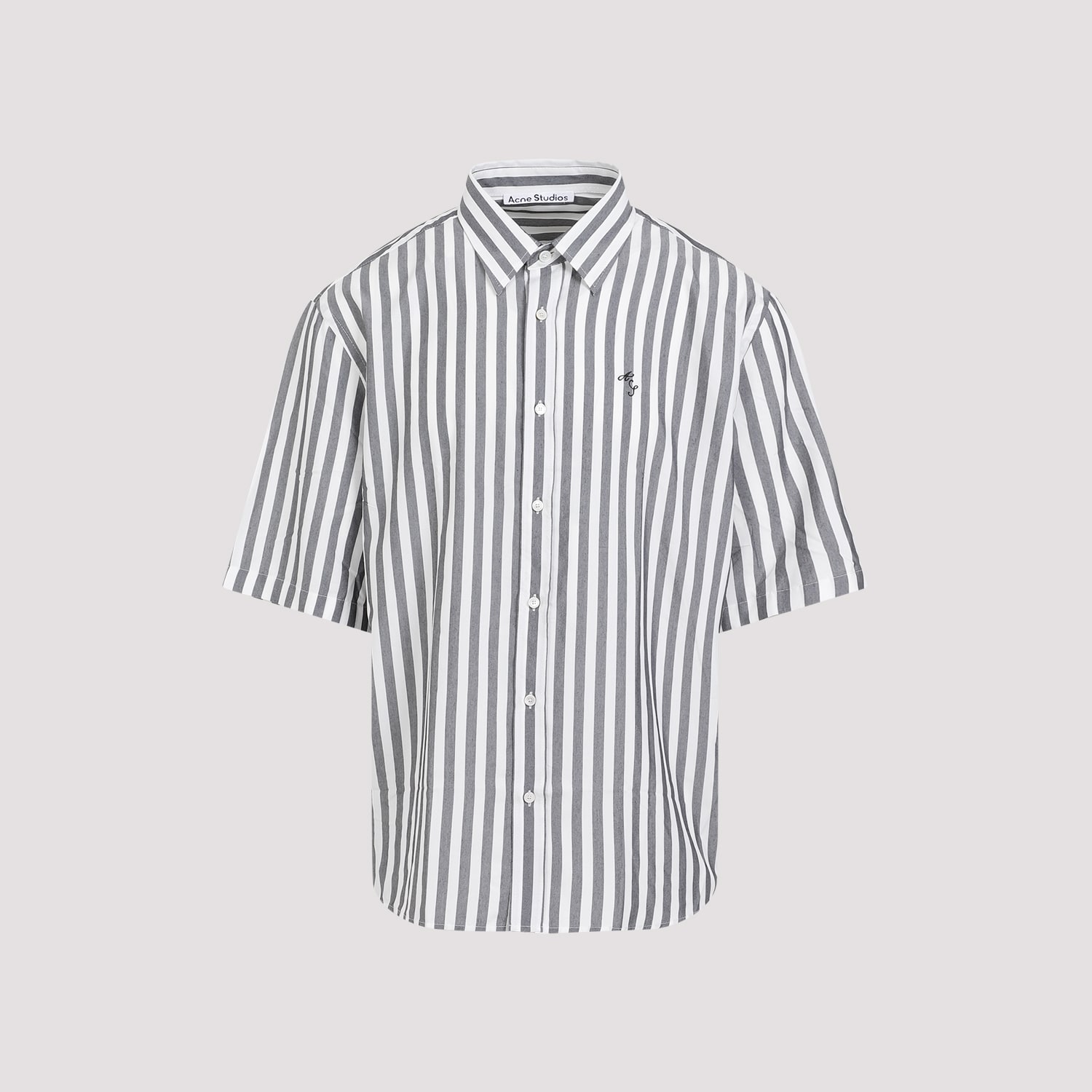 Shop Acne Studios Viscose Shirt In White