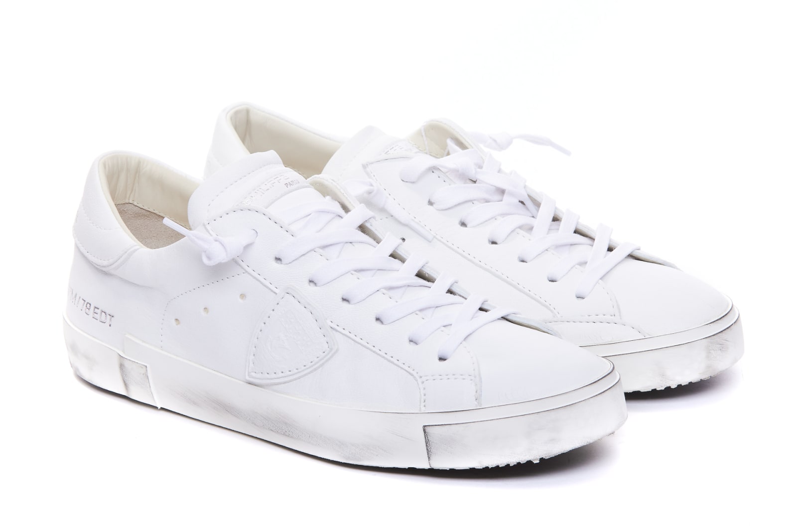 Shop Philippe Model Prsx Low Sneakers In White
